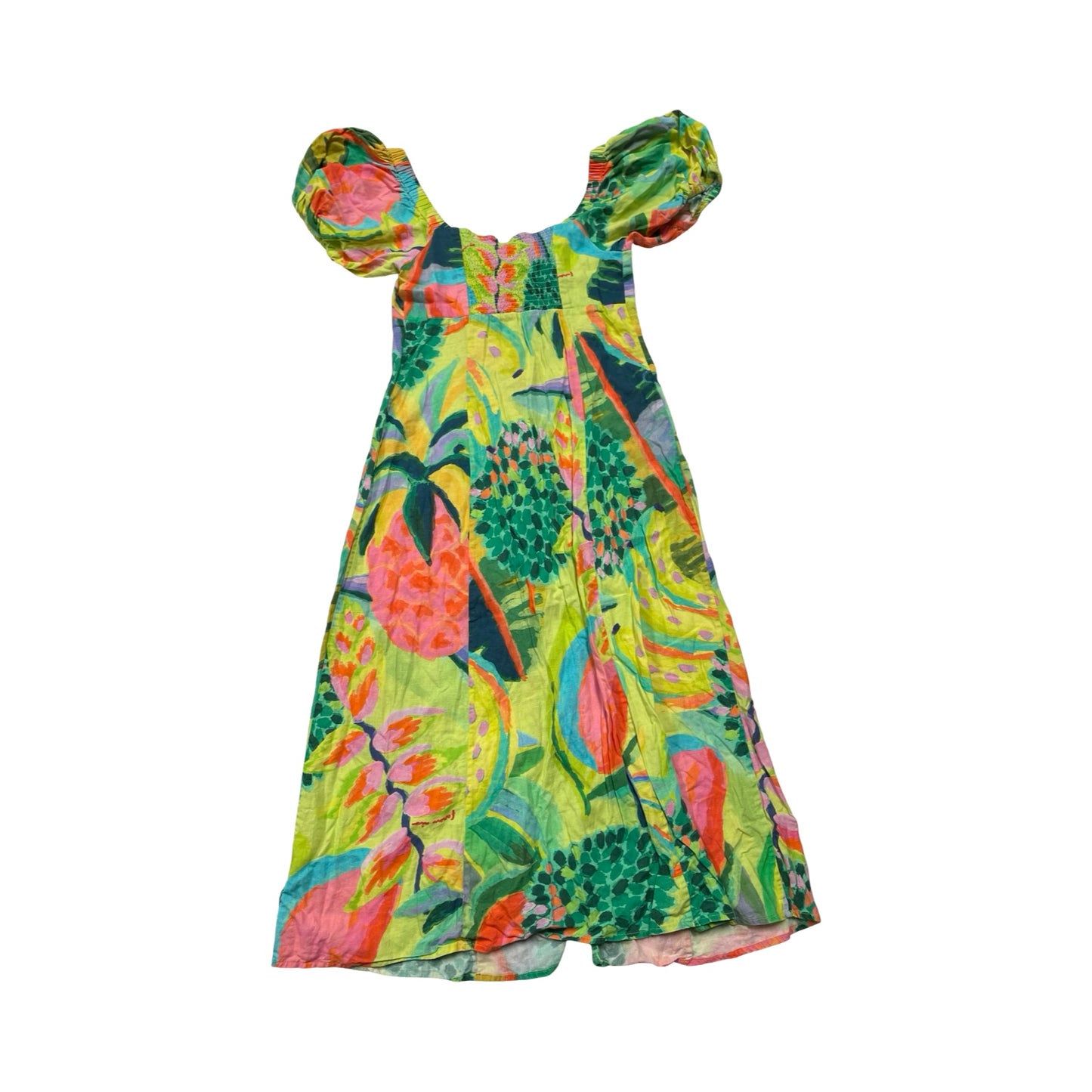Dress Casual Maxi By Farm Rio In Multi, Size:Mp