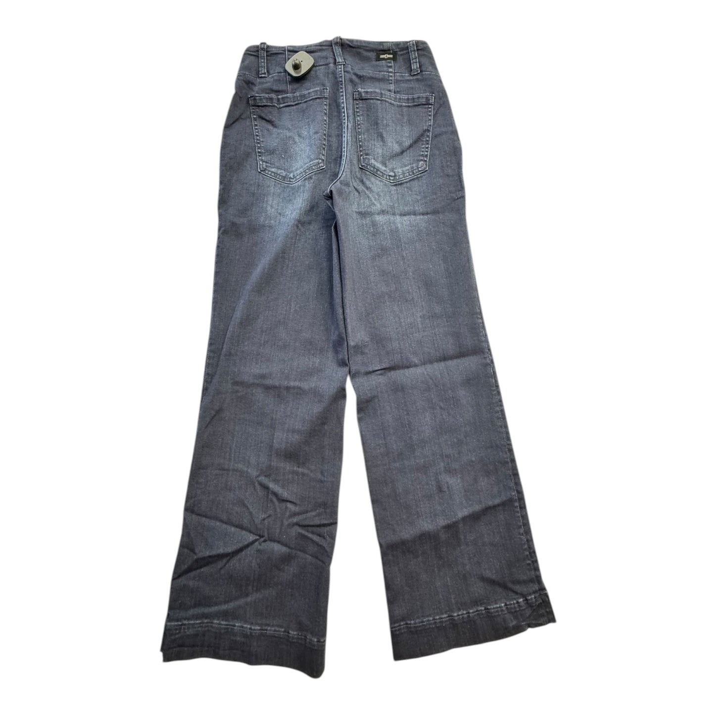 Jeans Wide Leg By Liverpool In Blue Denim, Size:4