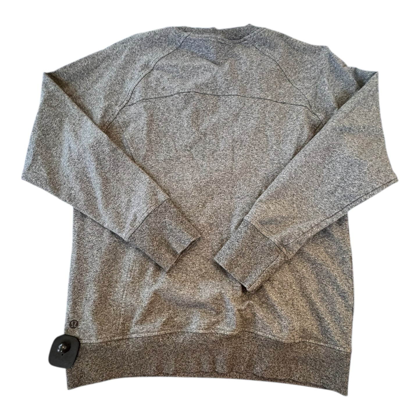 Athletic Sweatshirt Crewneck By Lululemon In Grey, Size:8