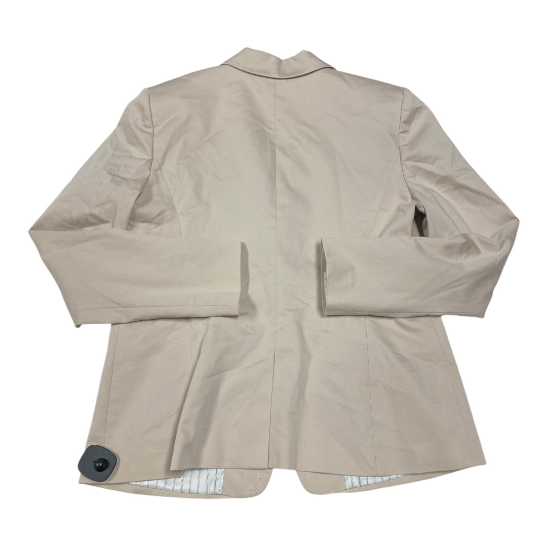 Blazer By Ann Taylor In Tan, Size:14