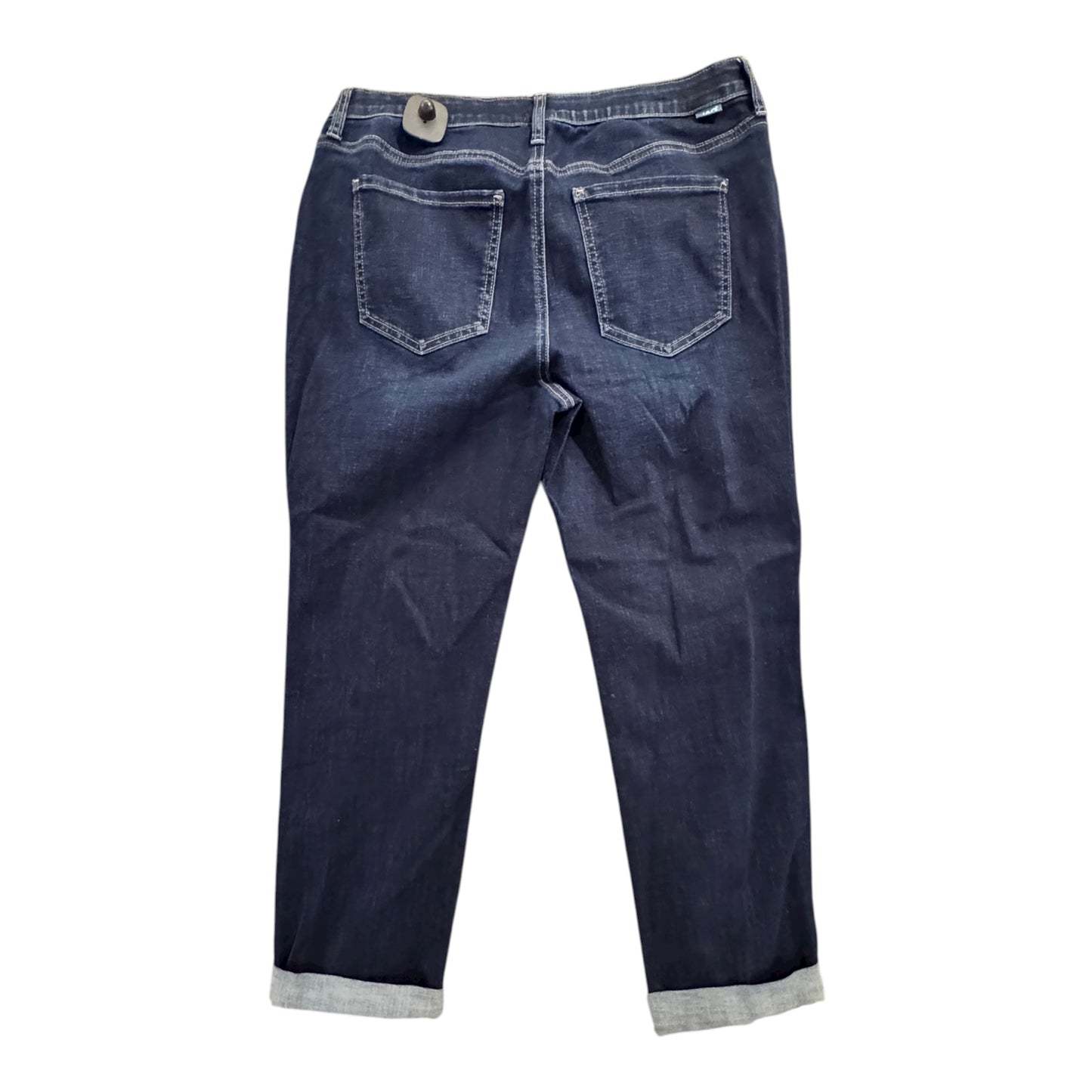 Jeans Straight By Jag In Blue Denim, Size:14