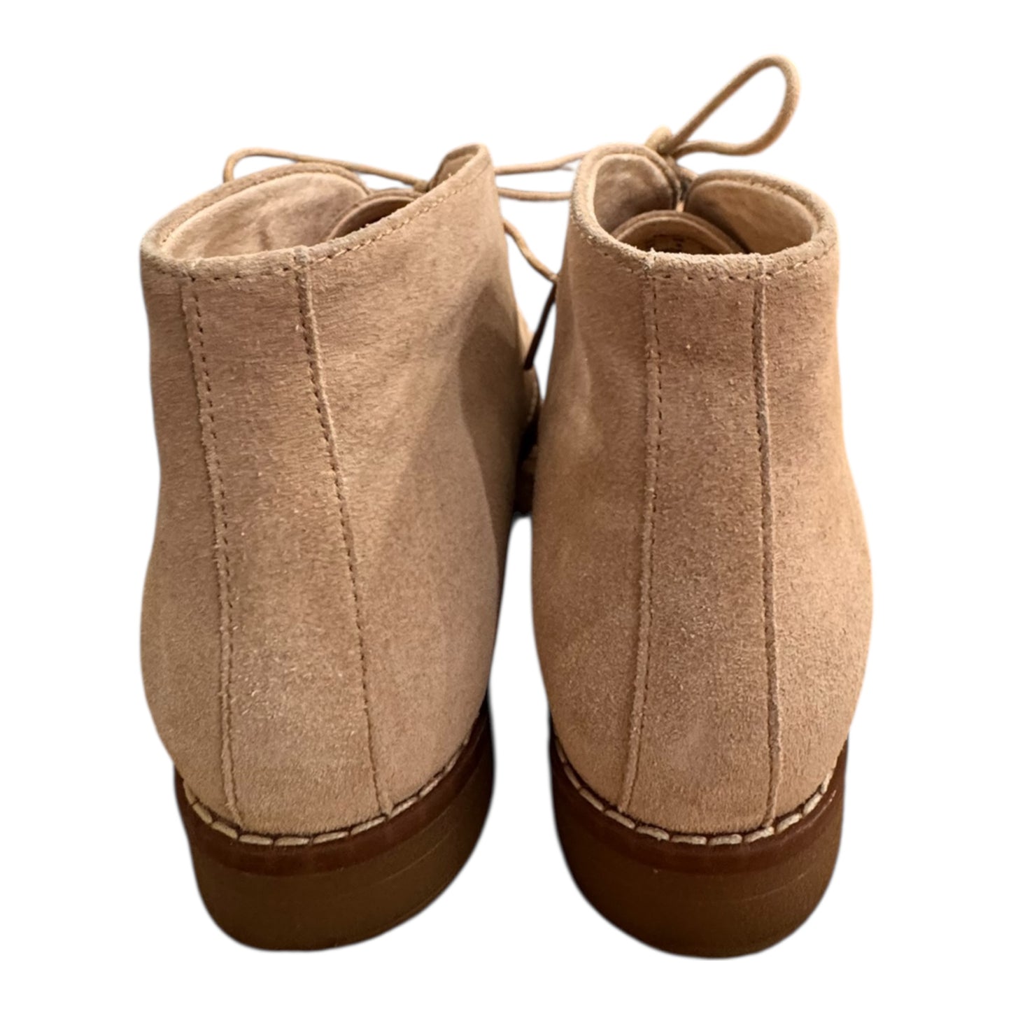 Boots Ankle Flats By Hush Puppies In Tan, Size:10