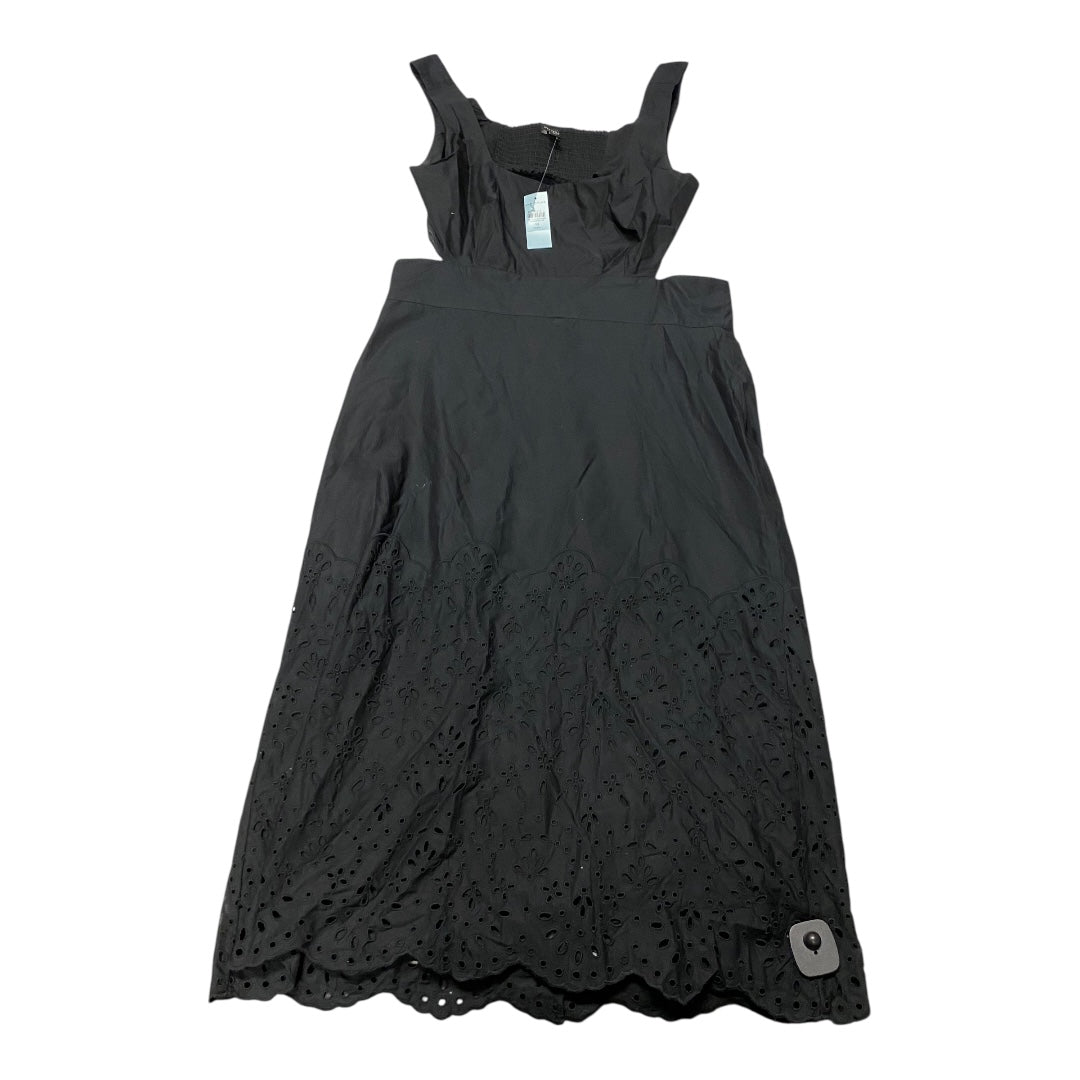 Dress Casual Maxi By Ann Taylor In Black, Size:10P