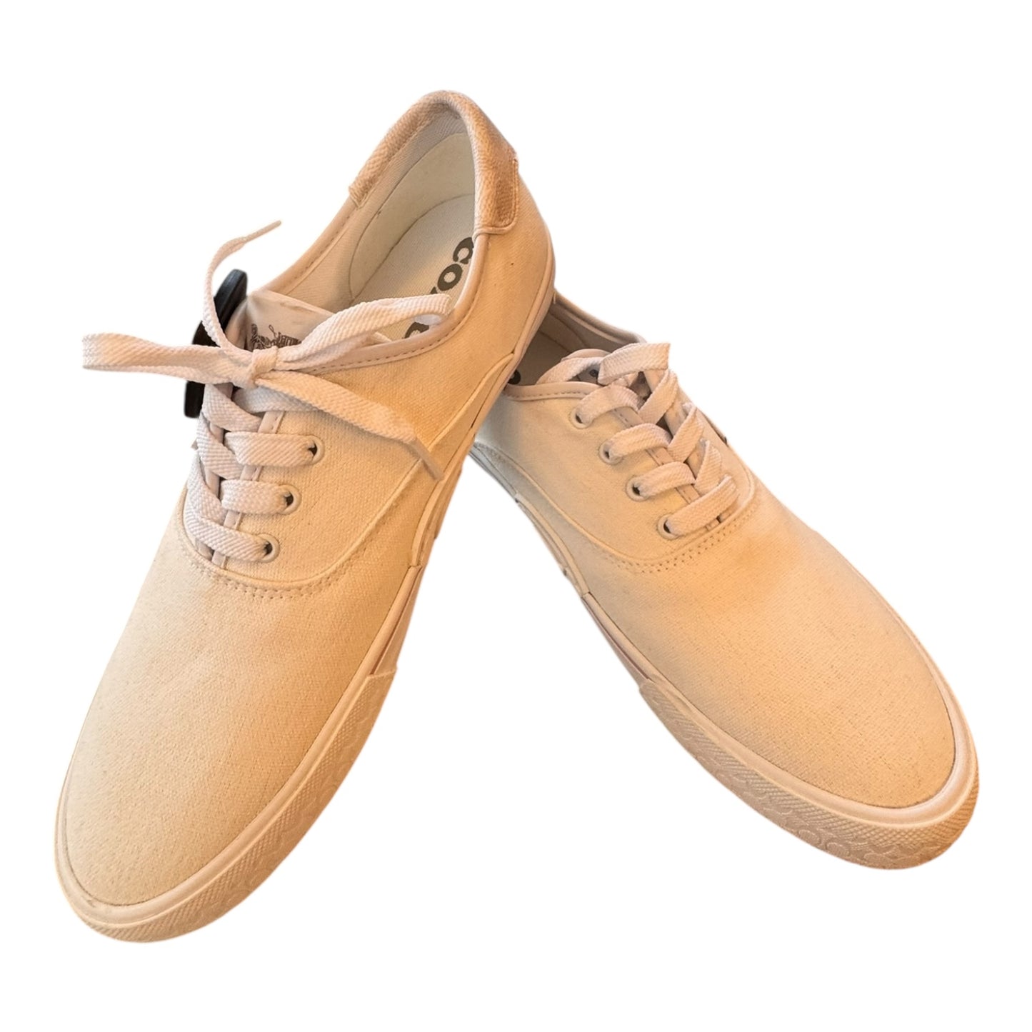 Shoes Designer By Coach In Pink & White, Size:9.5