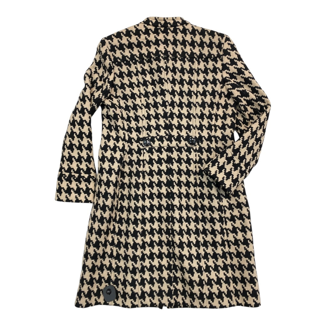 Coat Peacoat By Sigrid Olsen In Black & Cream, Size:L