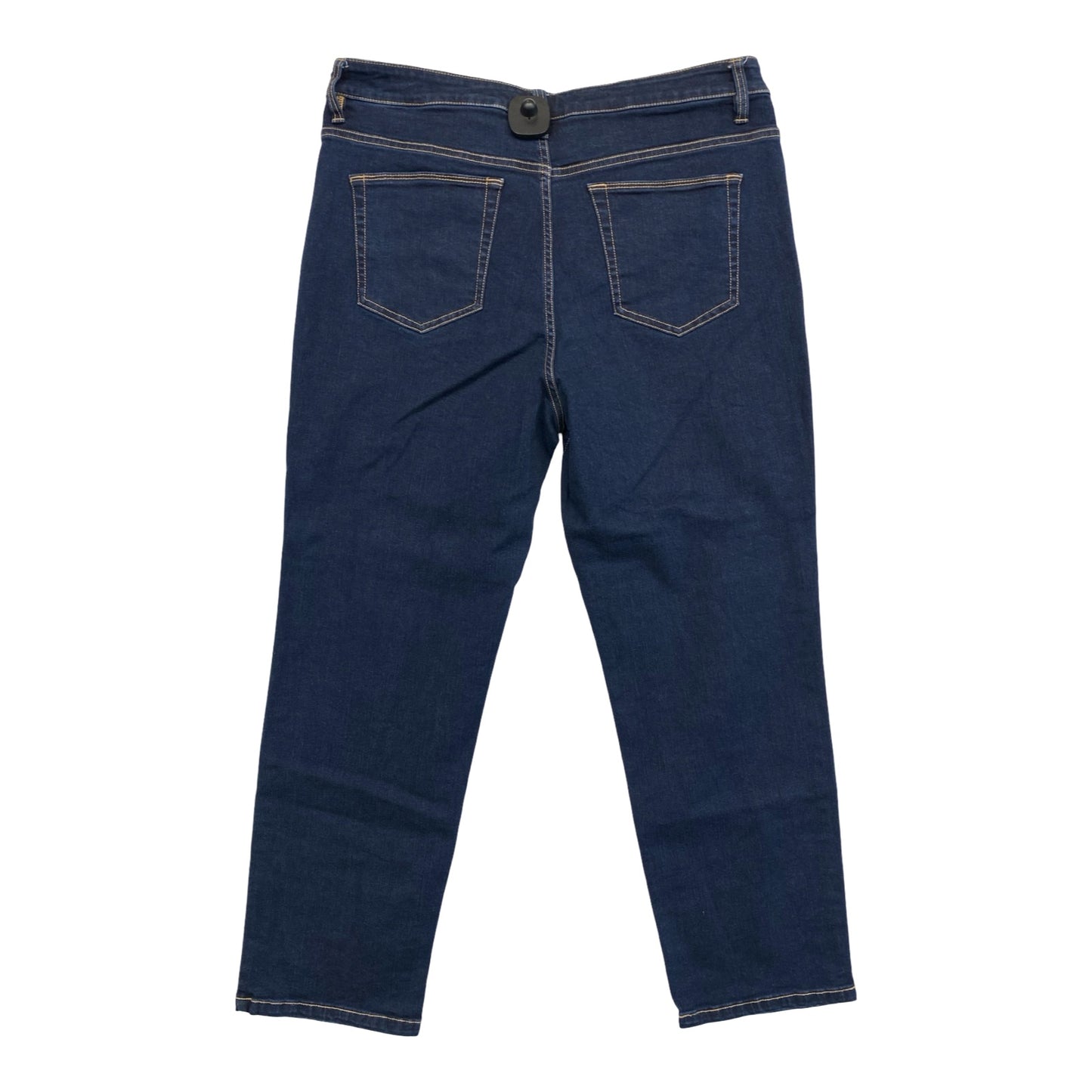 Jeans Straight By Coldwater Creek In Blue Denim, Size:16