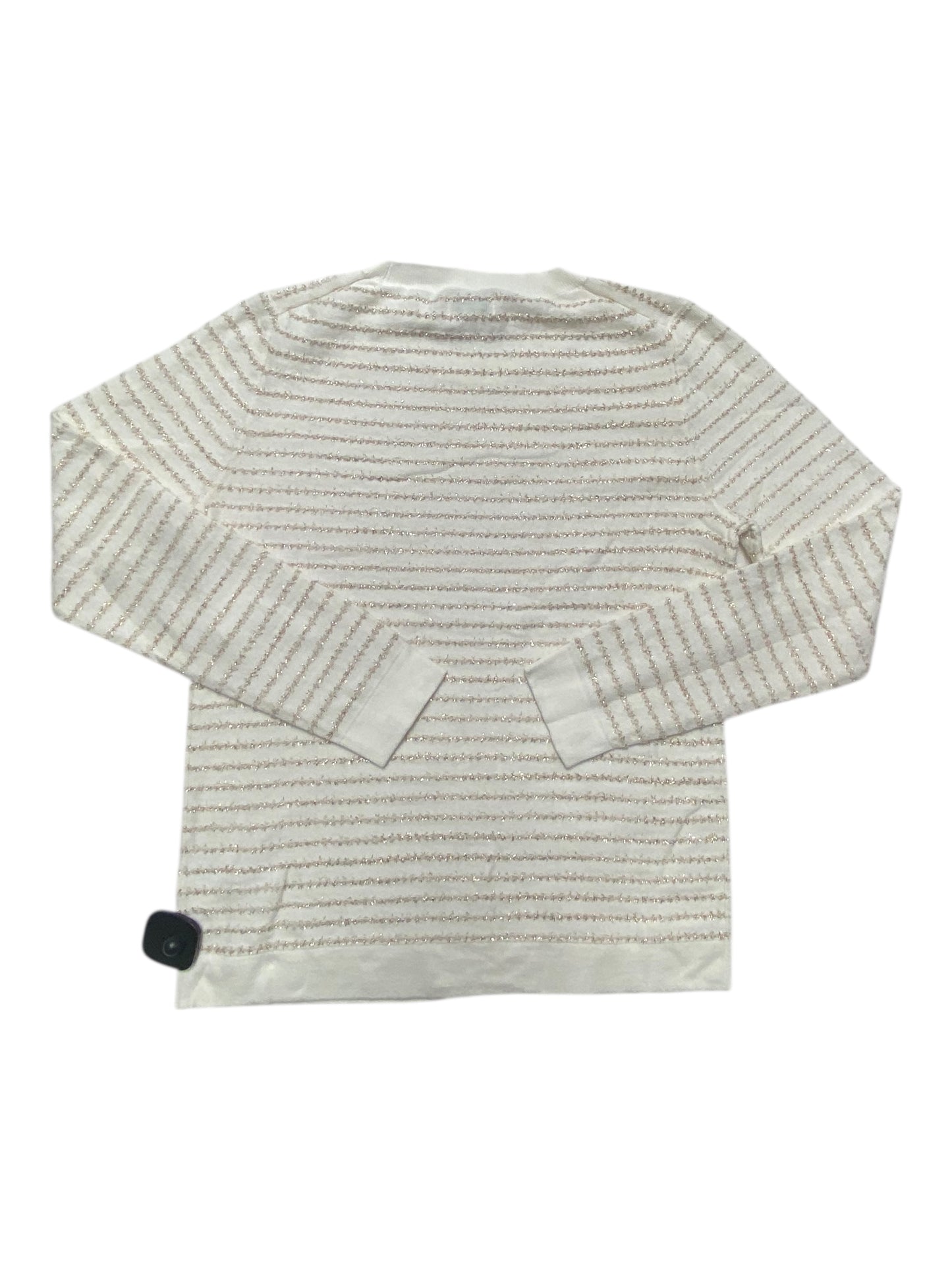 Sweater By J. Crew In Gold & White, Size:S