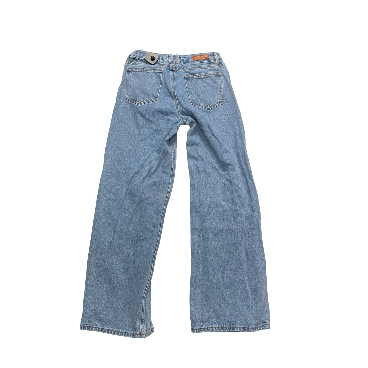 Jeans Straight By Ghanda Clothing In Blue Denim, Size:6