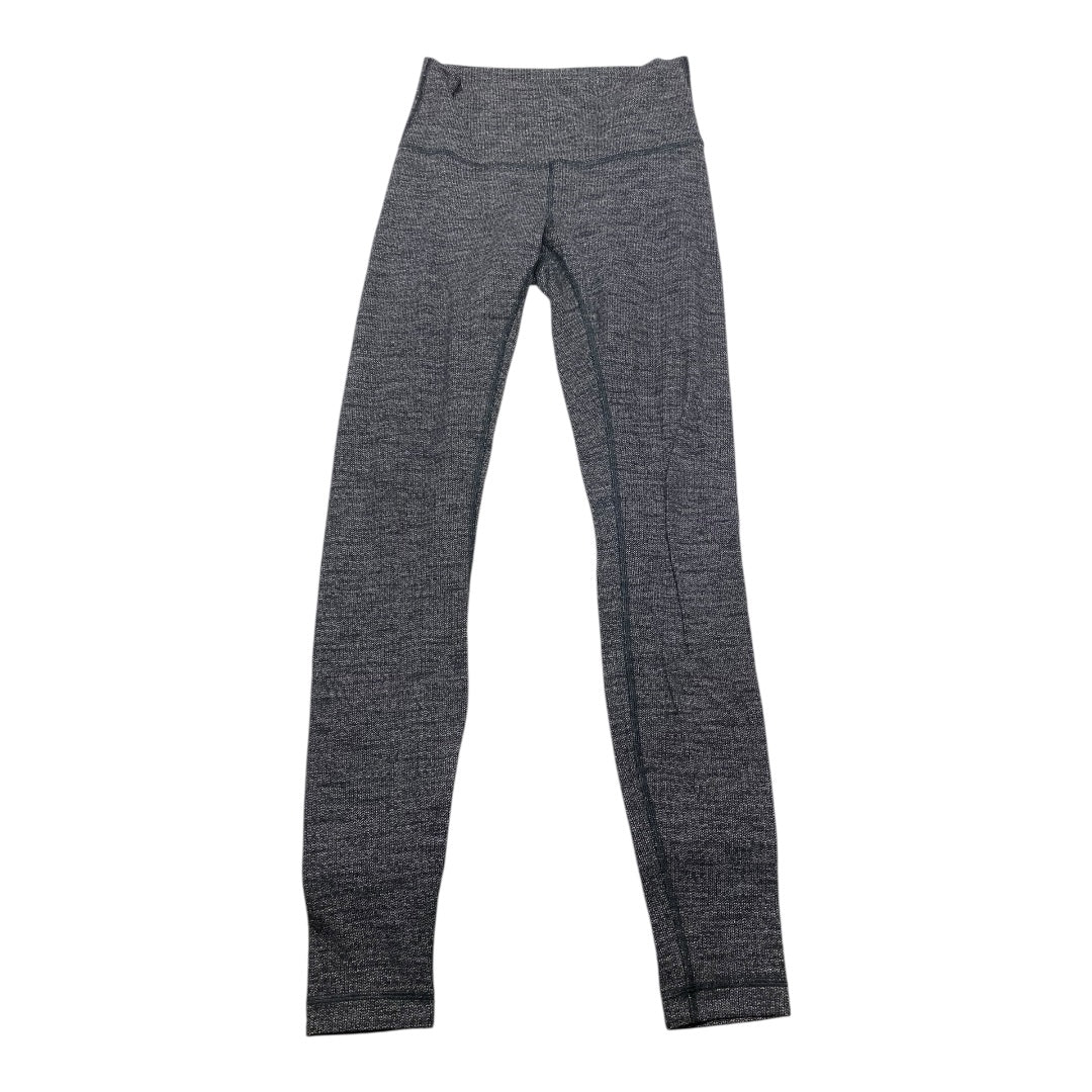 Athletic Leggings By Lululemon In Grey, Size:6