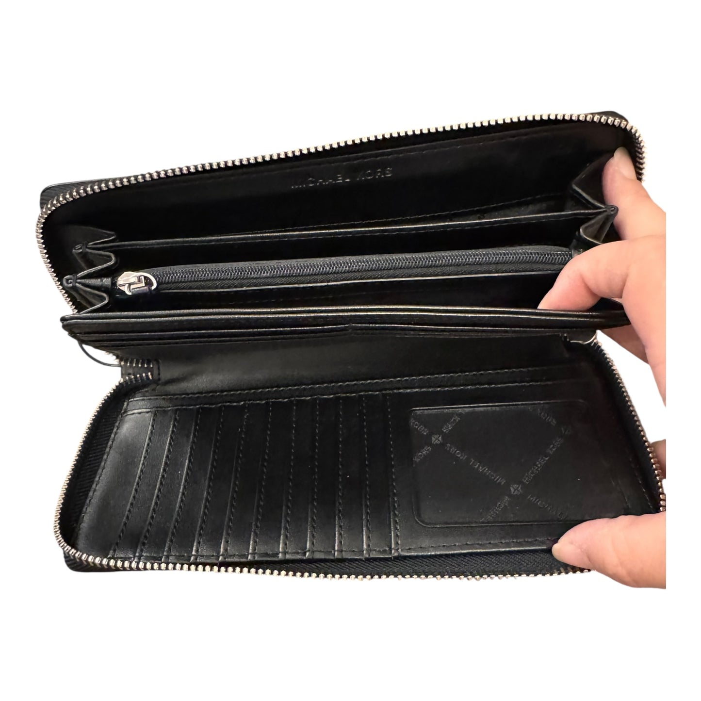 Wallet Designer By Michael Kors In Black, Size:Large