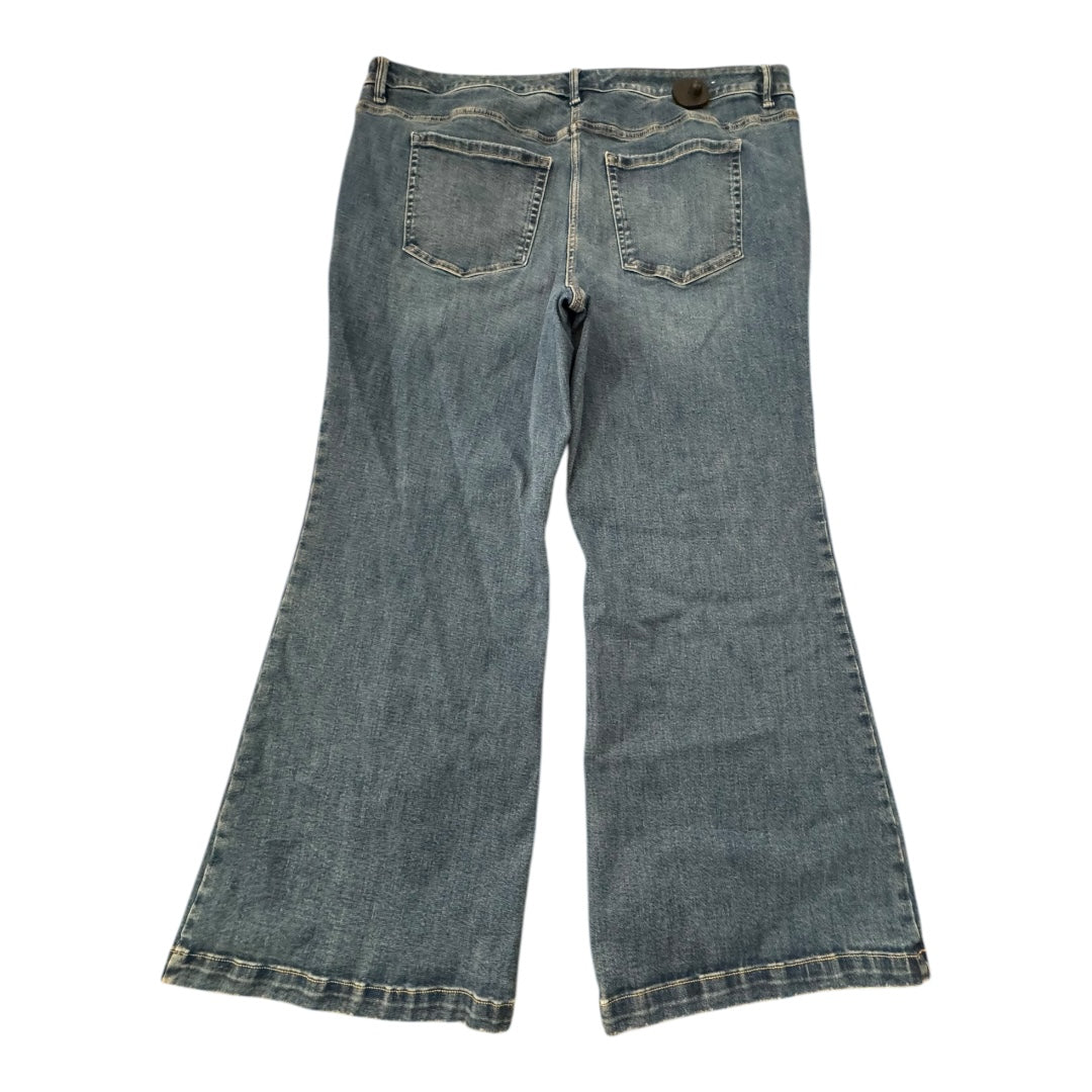 Jeans Boot Cut By Lane Bryant In Blue Denim, Size:2X