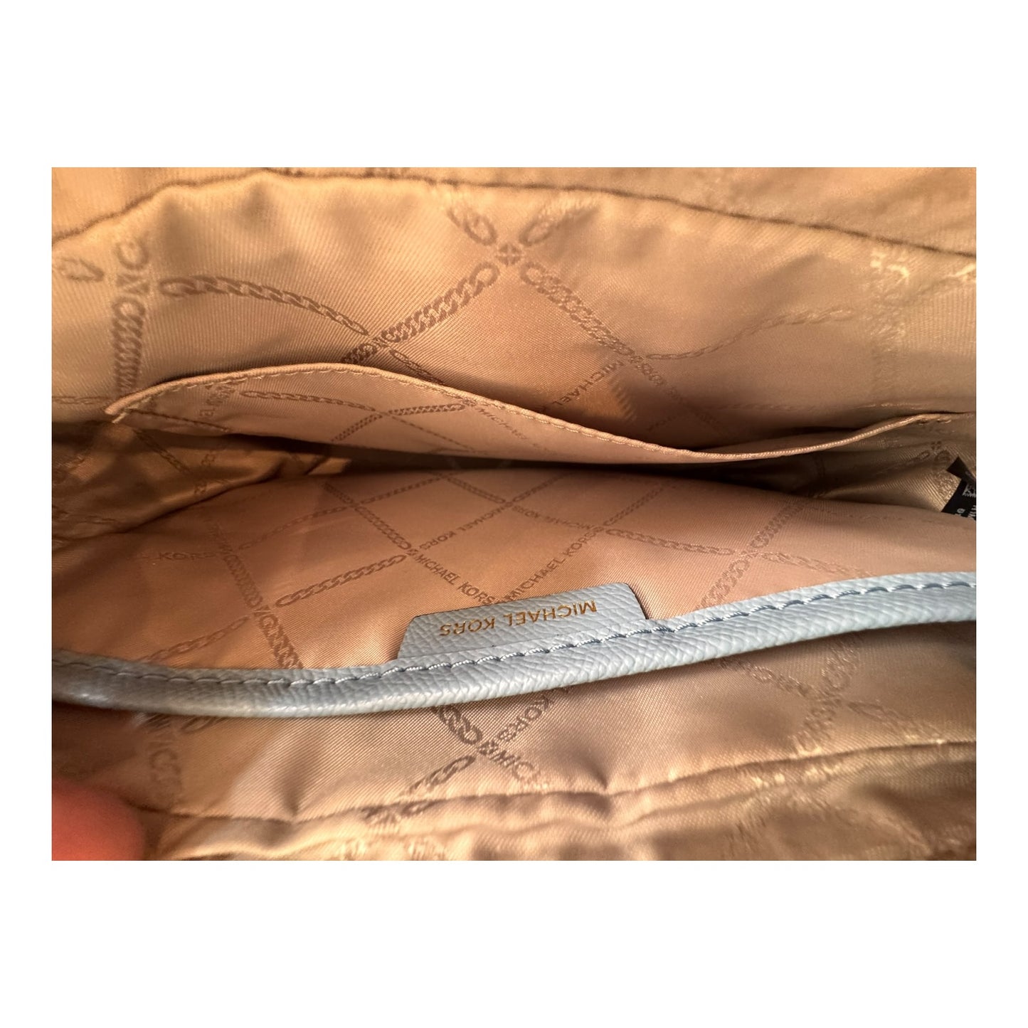 Handbag Designer By Michael Kors In Blue, Size:Small