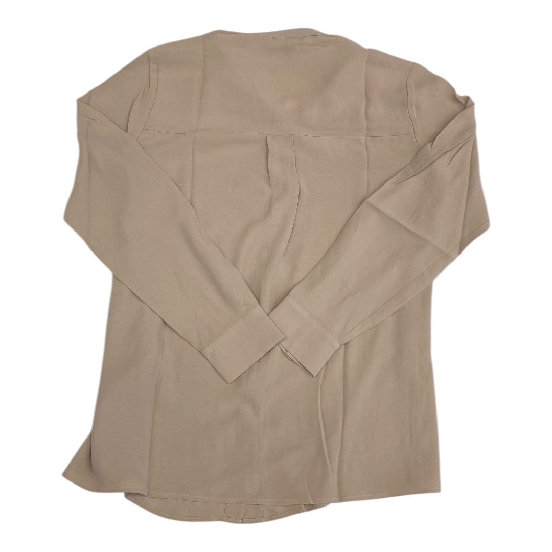 Top Ls Designer By Eileen Fisher In Tan, Size:Xs