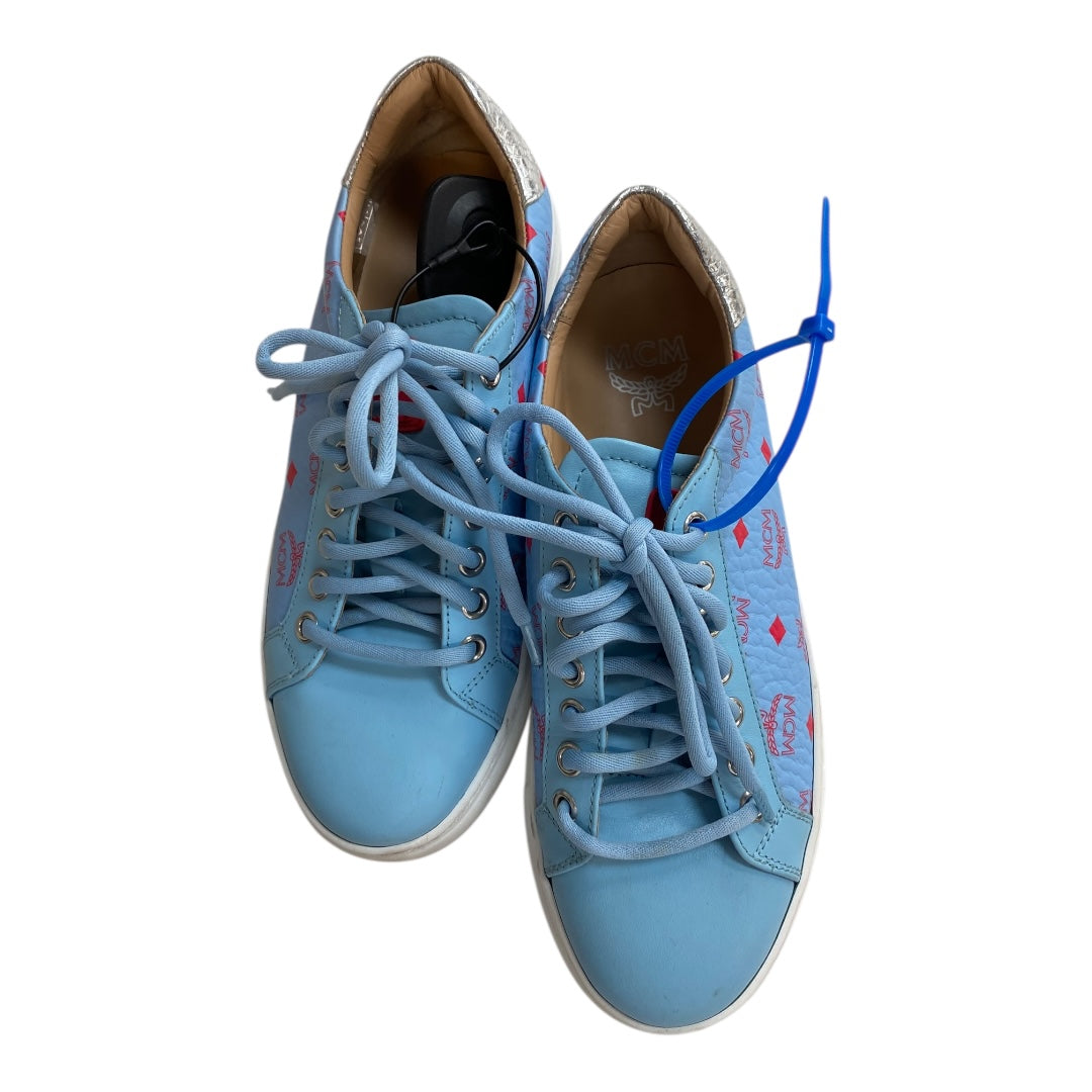 Shoes Luxury Designer By Mcm In Blue, Size:6