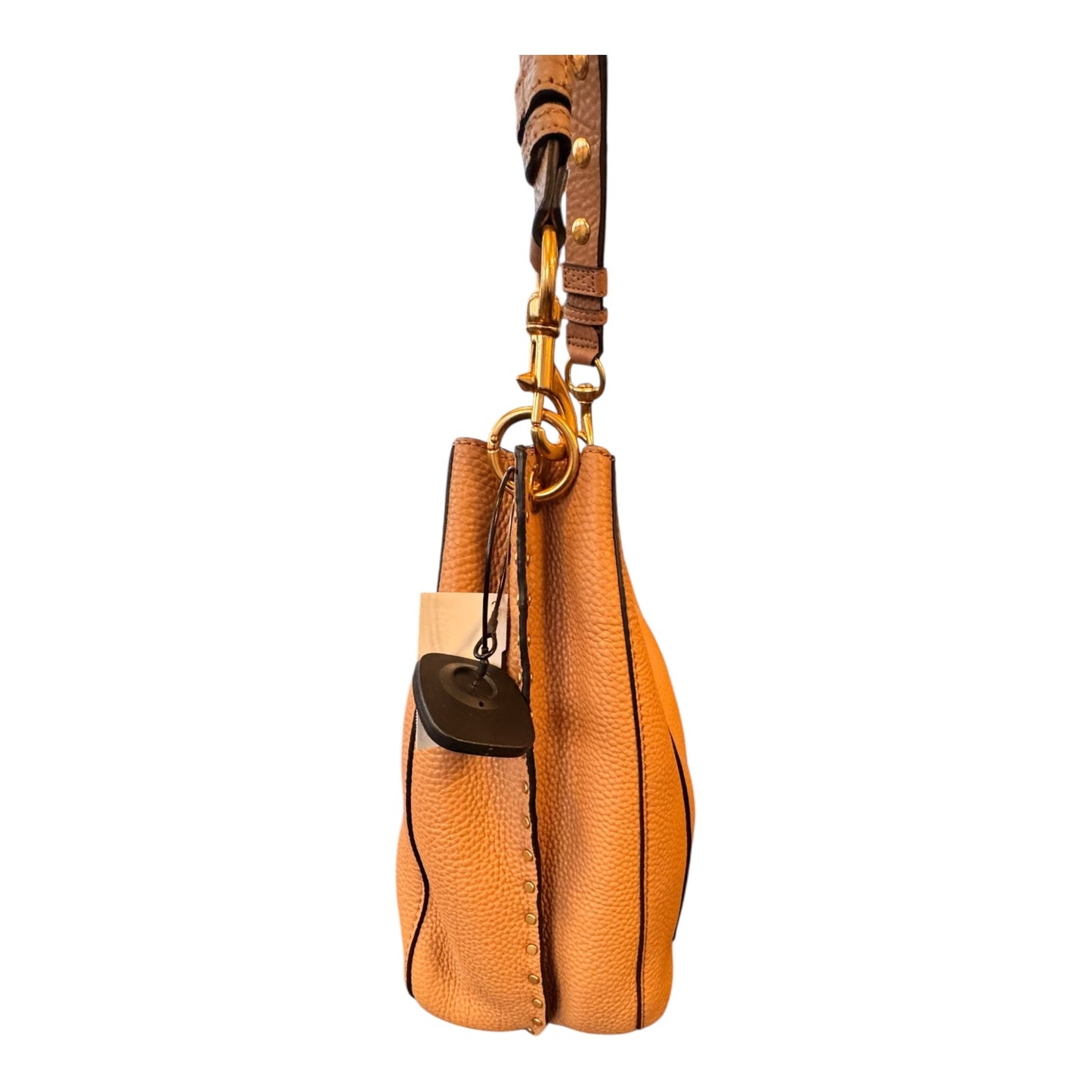 Handbag Designer By Rebecca Minkoff In Tan, Size:Medium