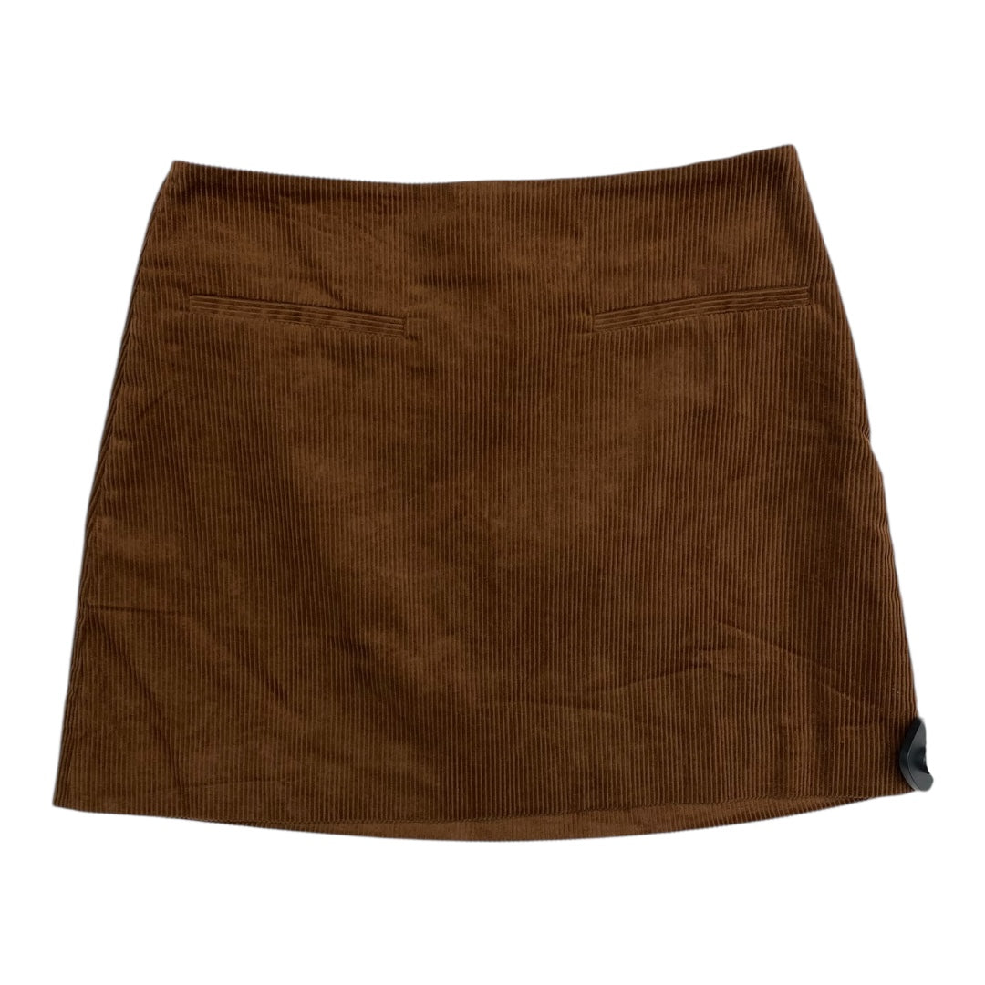 Skirt Mini & Short By Leela & Lavender In Brown, Size:M