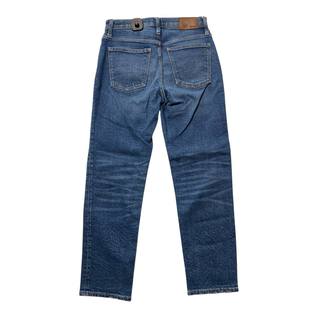 Jeans Straight By Madewell In Blue Denim, Size:0