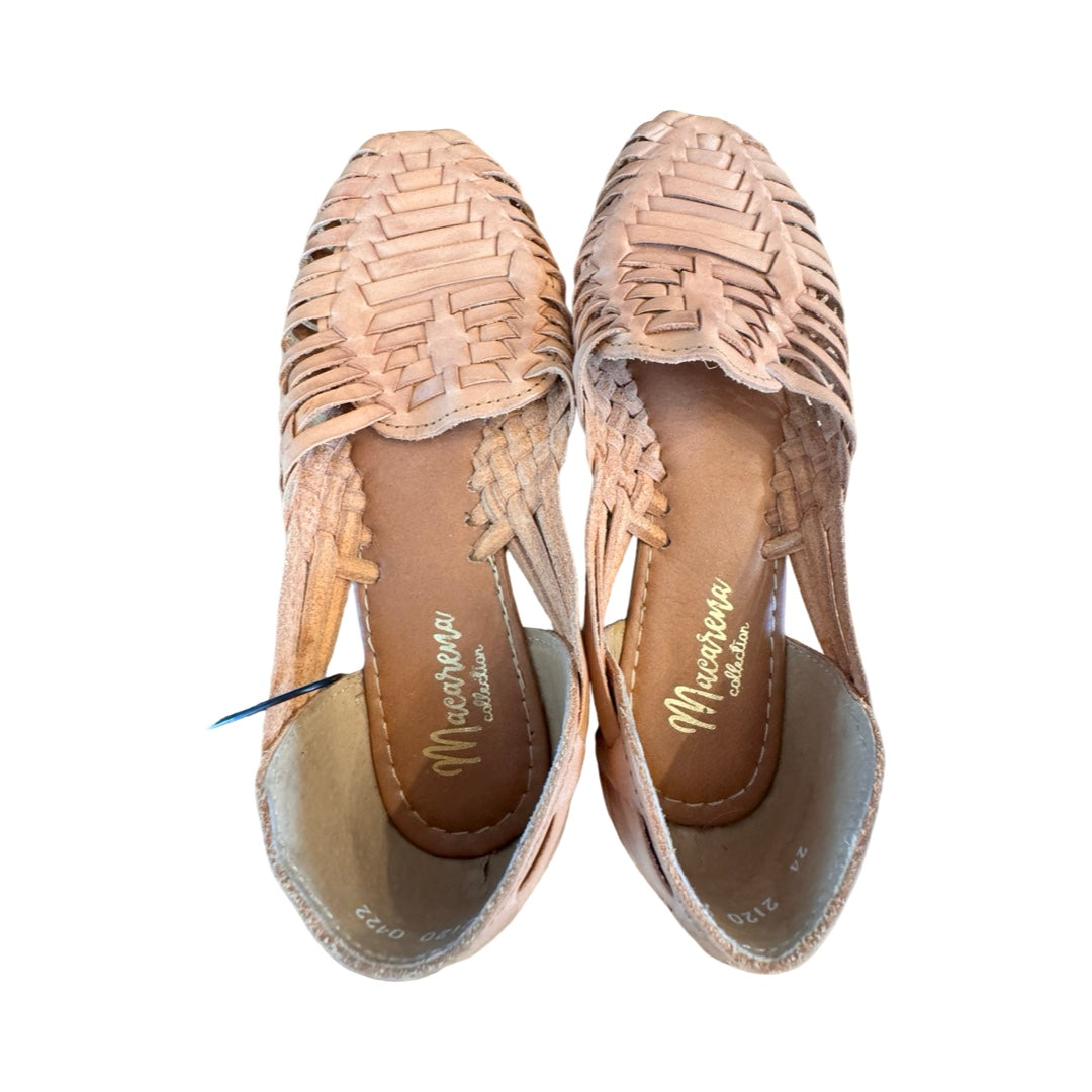Shoes Flats By Cmc In Brown, Size:6.5