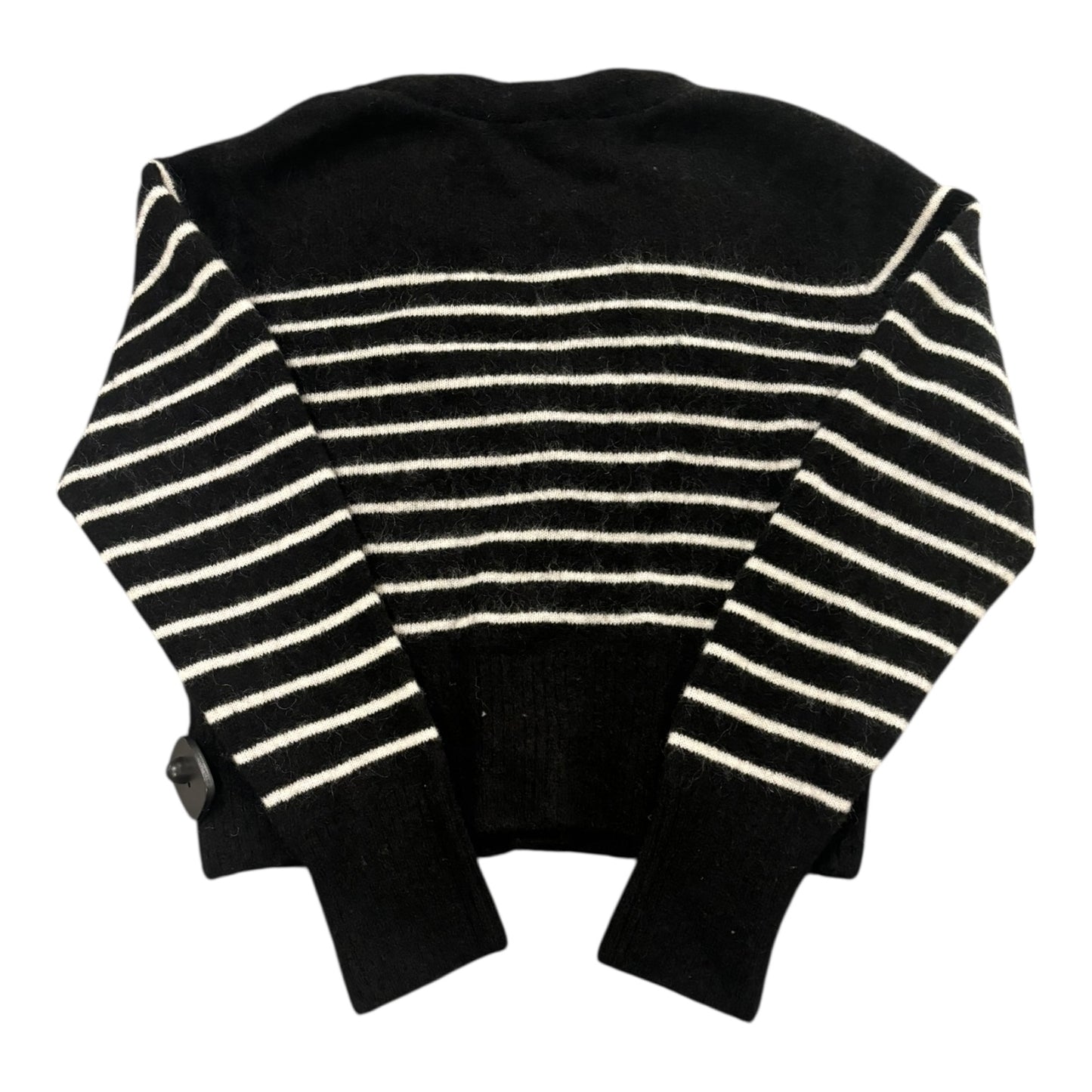 Sweater Cardigan By PARIS ATELIER & OTHER STORIES In Black & White, Size:S