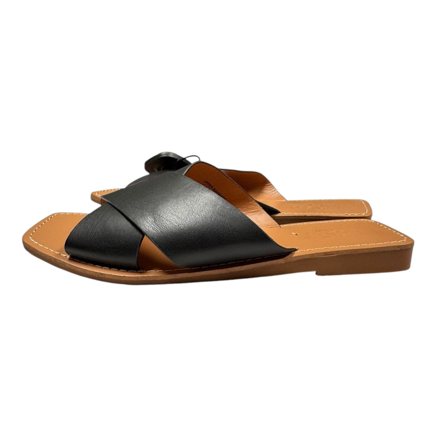 Sandals Flats By Loft In Black, Size:7