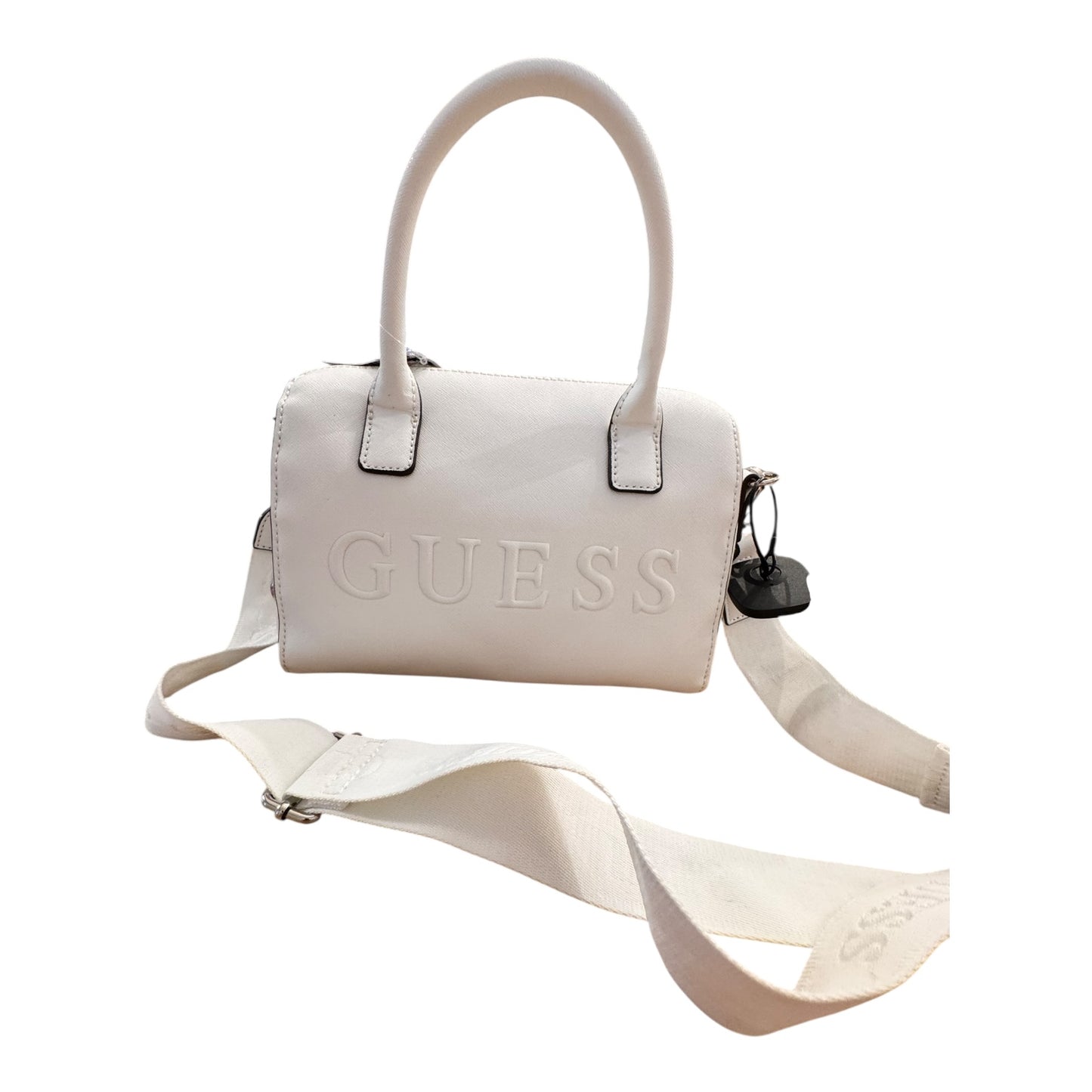 Handbag By Guess In White, Size:Small