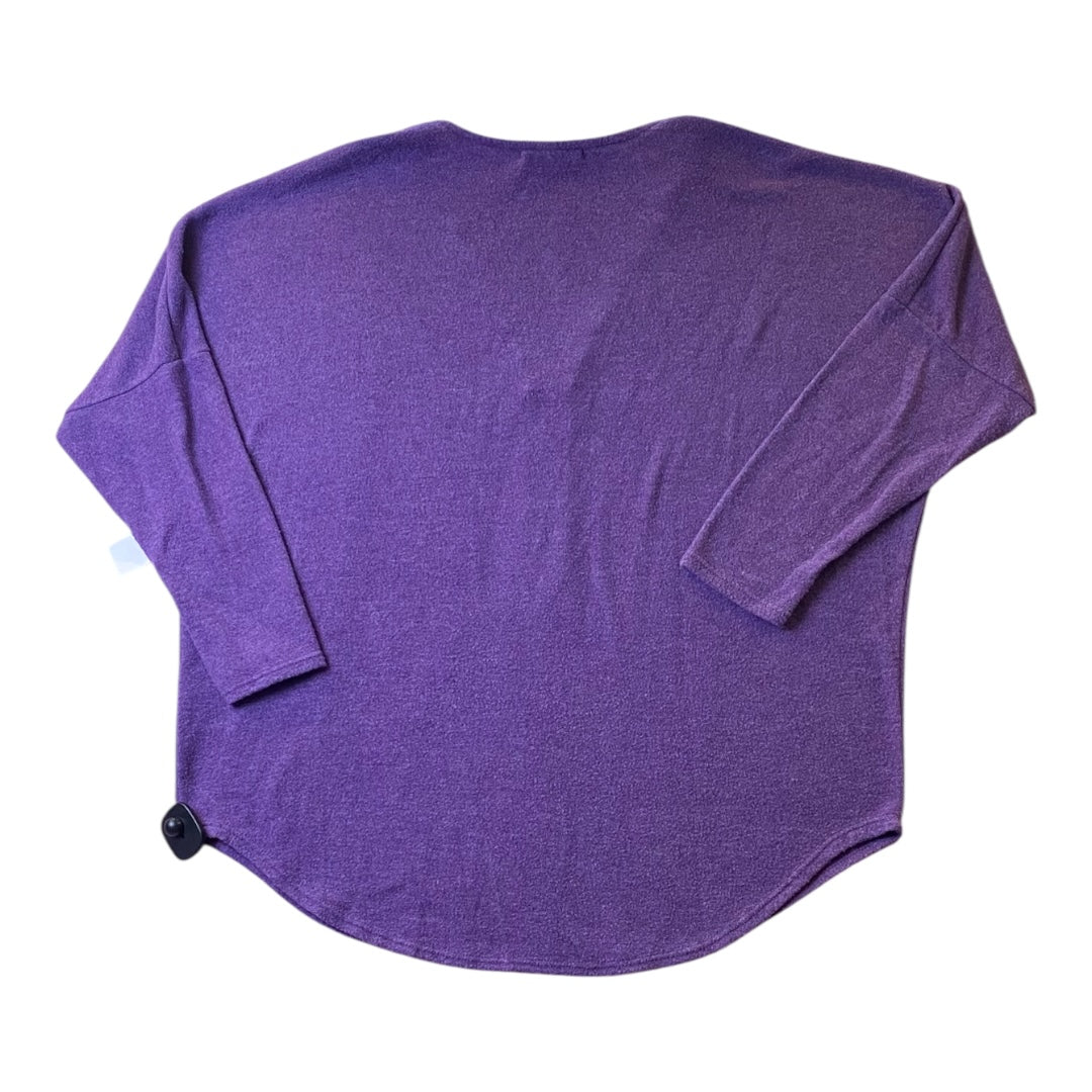 Sweater By Ariella In Purple, Size:M