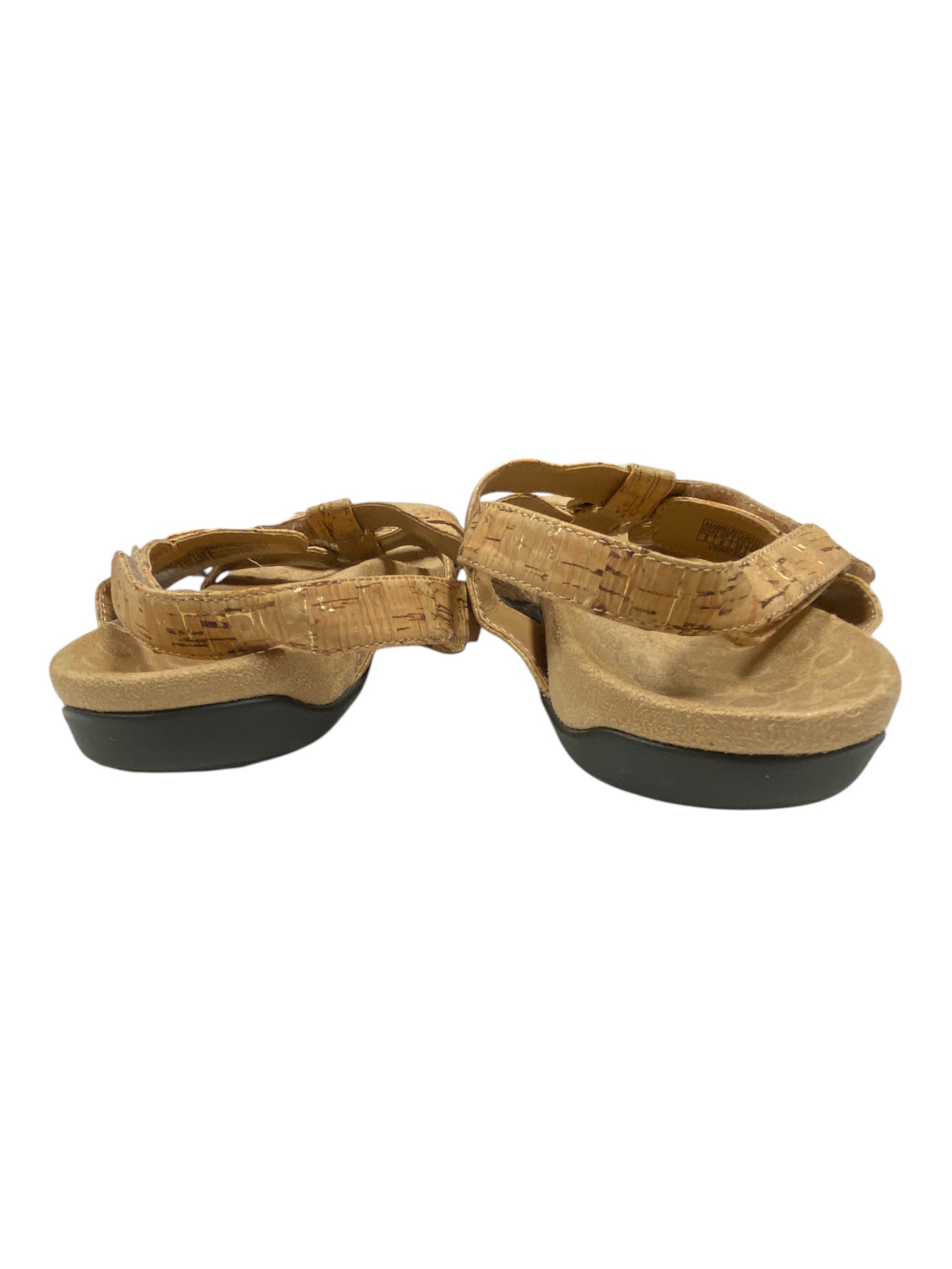 Sandals Flats By Vionic In Brown, Size:8