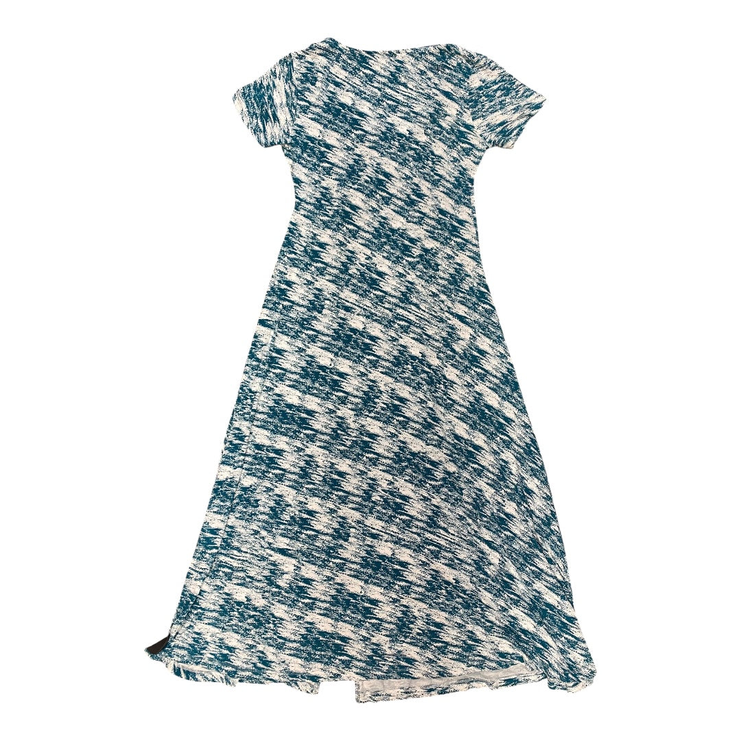 Dress Casual Maxi By Soft Surroundings In Blue & White, Size:S