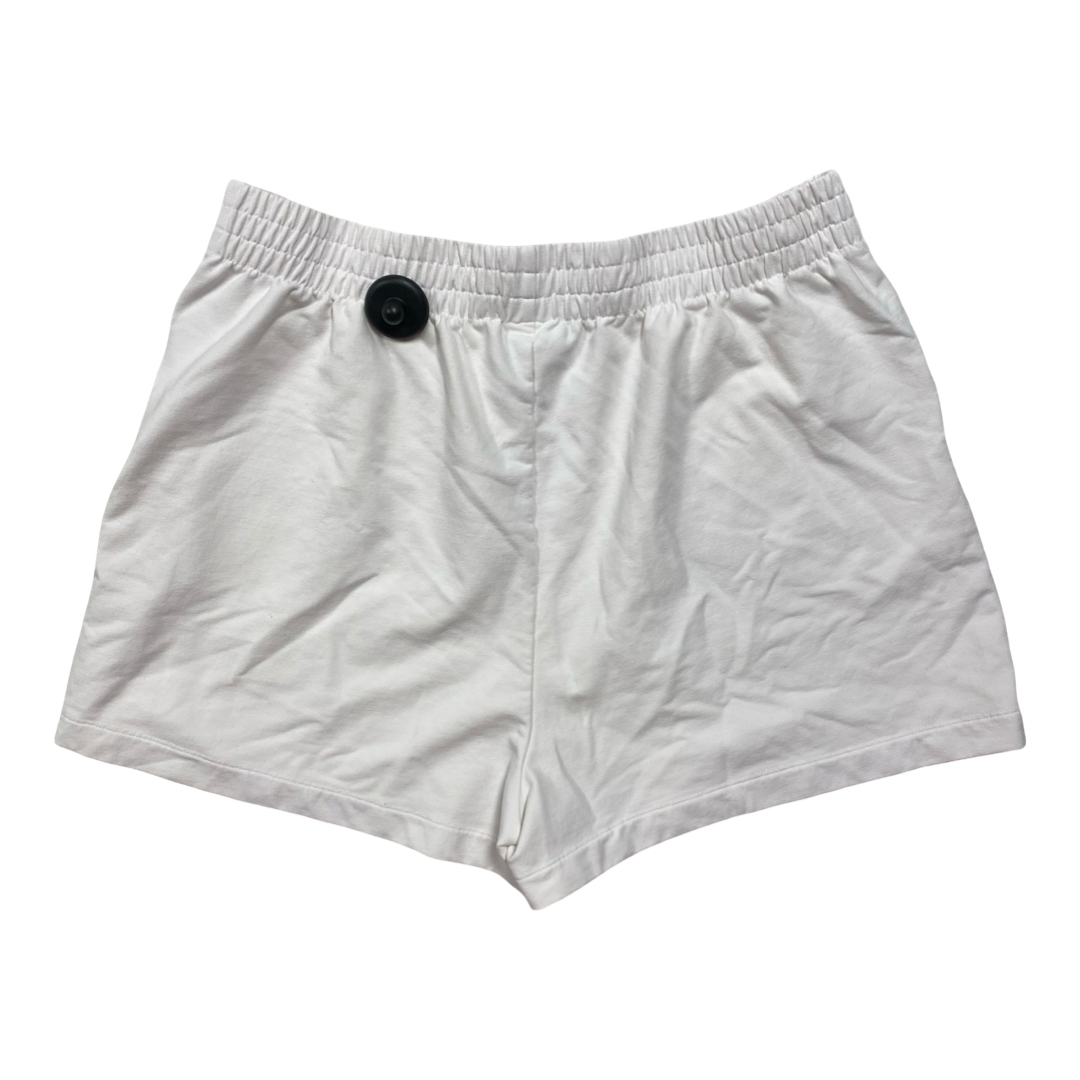 Athletic Shorts By Zella In White, Size:L