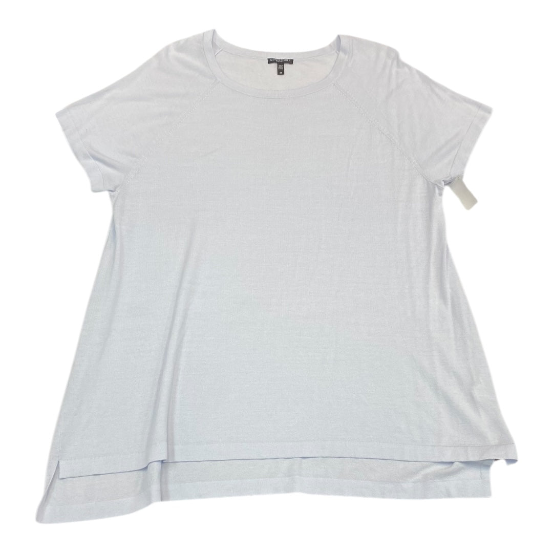 Top Ss Designer By Eileen Fisher In Blue, Size:2X