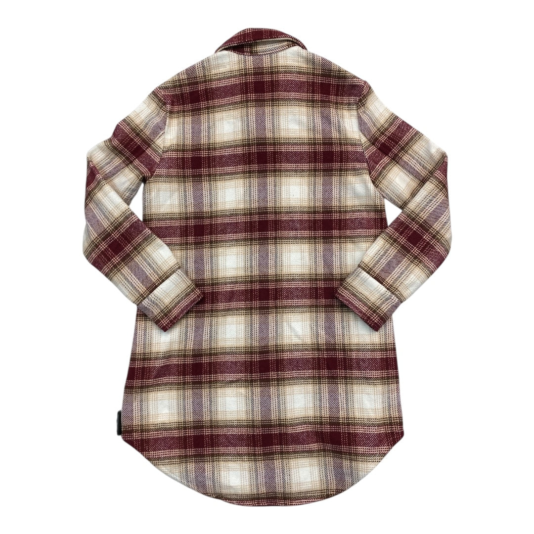 Coat Other By Steve Madden In Plaid Pattern, Size:S