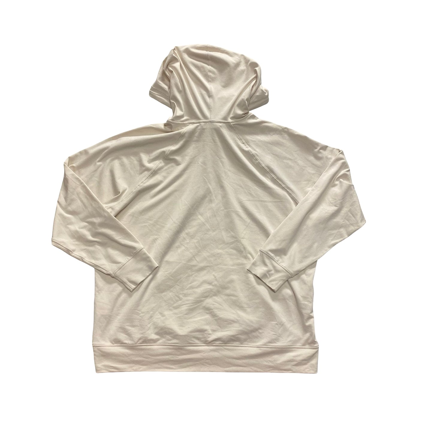 Athletic Sweatshirt Hoodie By Vuori In Cream, Size:M