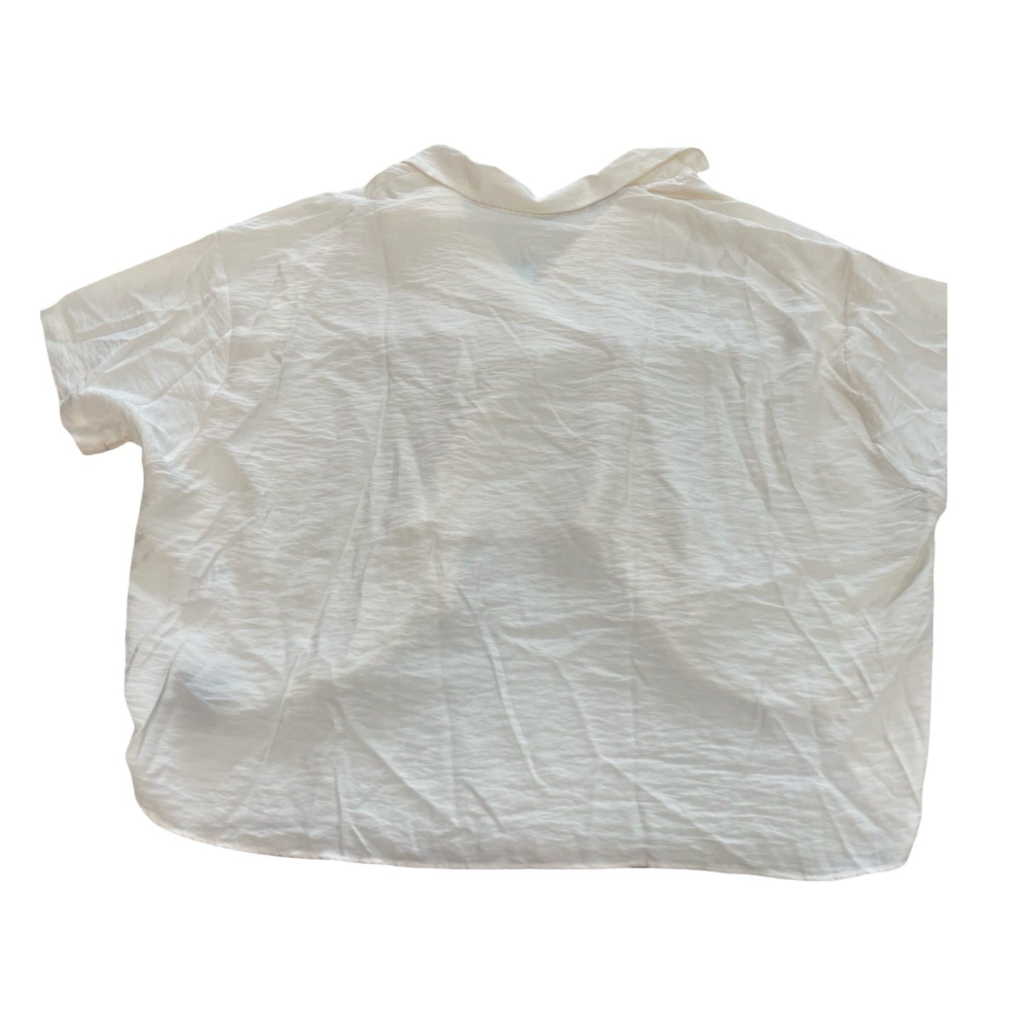Top Ss By Anthropologie In Cream, Size:1X