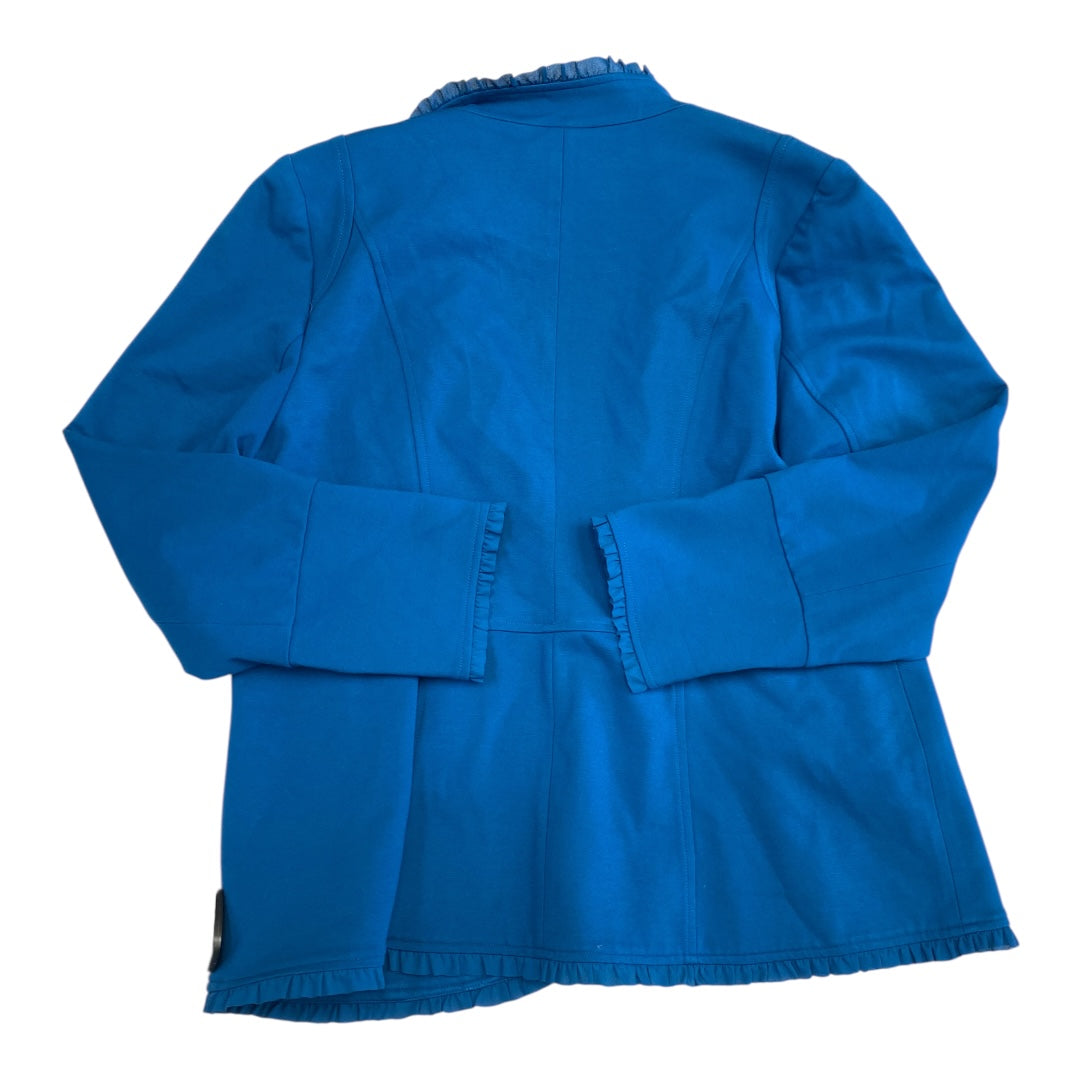 Blazer By Chicos In Blue, Size:L