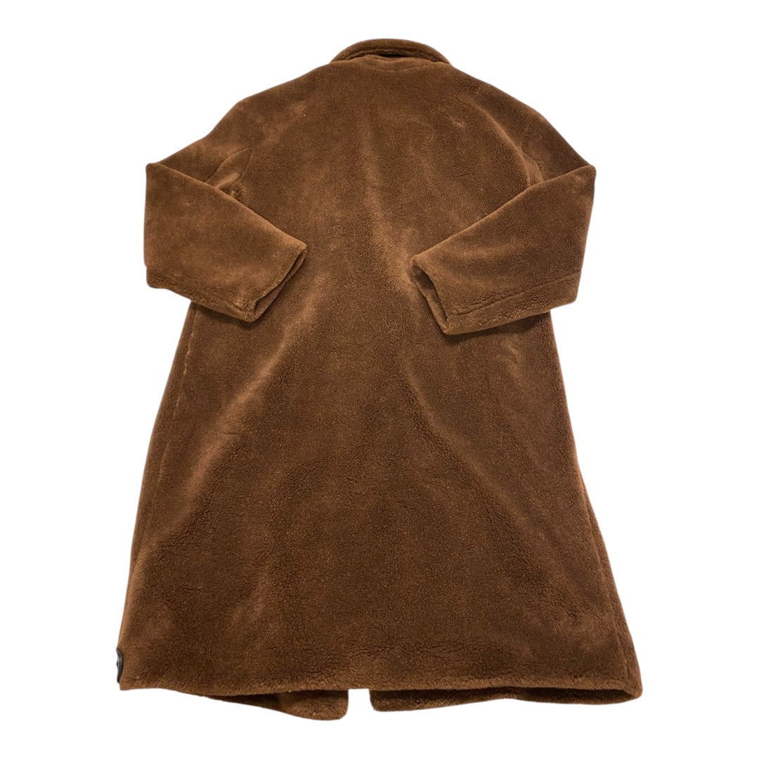 Coat Designer By Rebecca Minkoff In Brown, Size:M