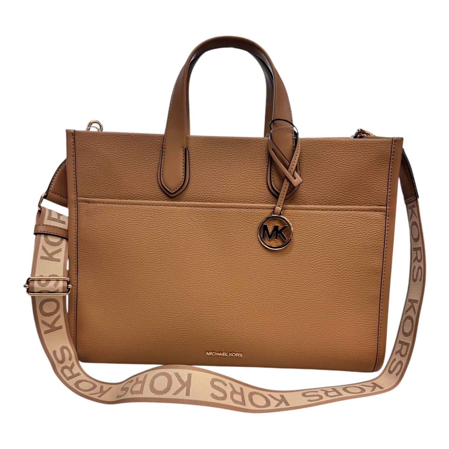 Handbag Designer By Michael Kors In Tan, Size:Large