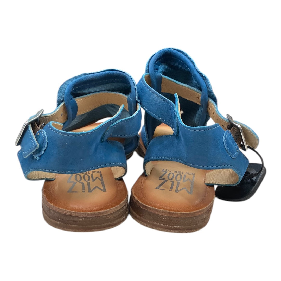 Sandals Flats By Miz Mooz In Blue, Size:7.5