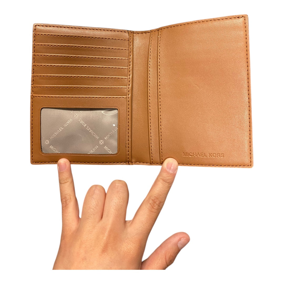 Wallet Designer By Michael Kors In Brown, Size:Medium