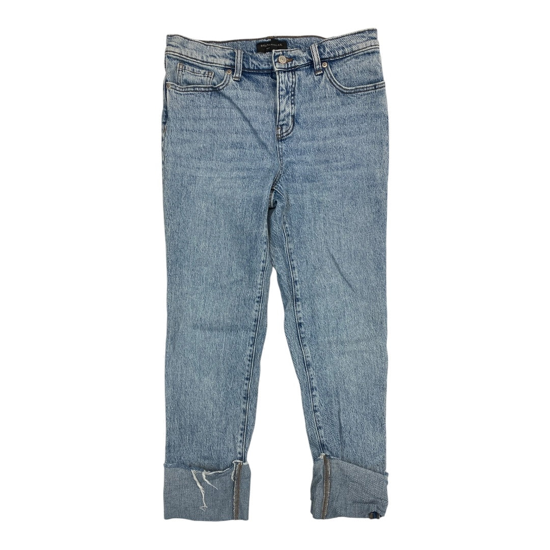 Jeans Straight By Banana Republic In Blue Denim, Size:4
