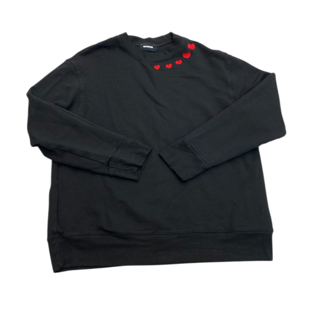 Top Ls By monrow In Black, Size:S