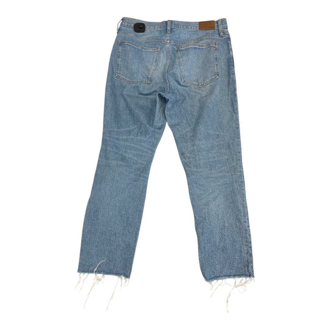 Jeans Straight By Madewell In Blue Denim, Size:12