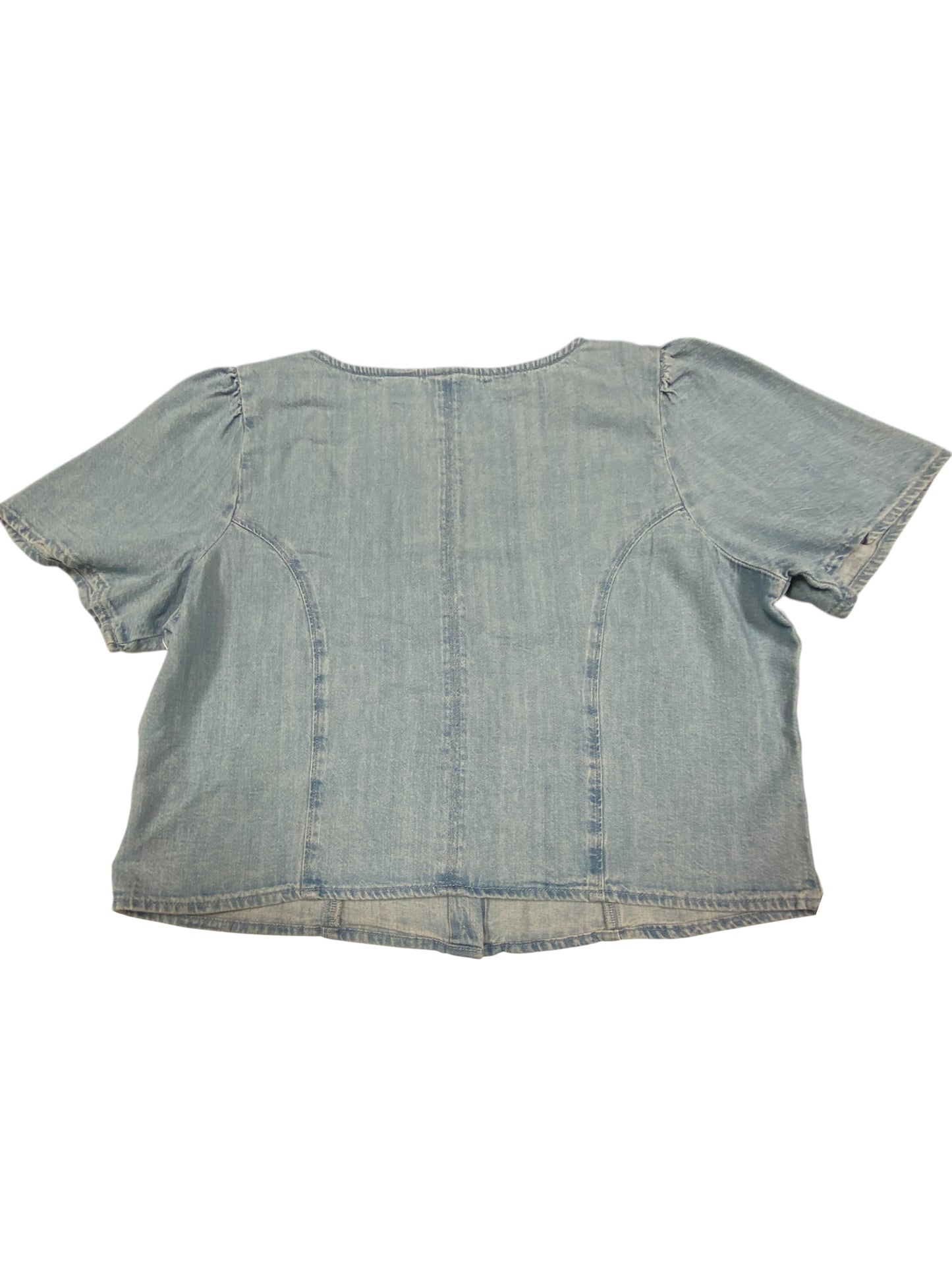 Top Ss By Levis In Blue Denim, Size:L