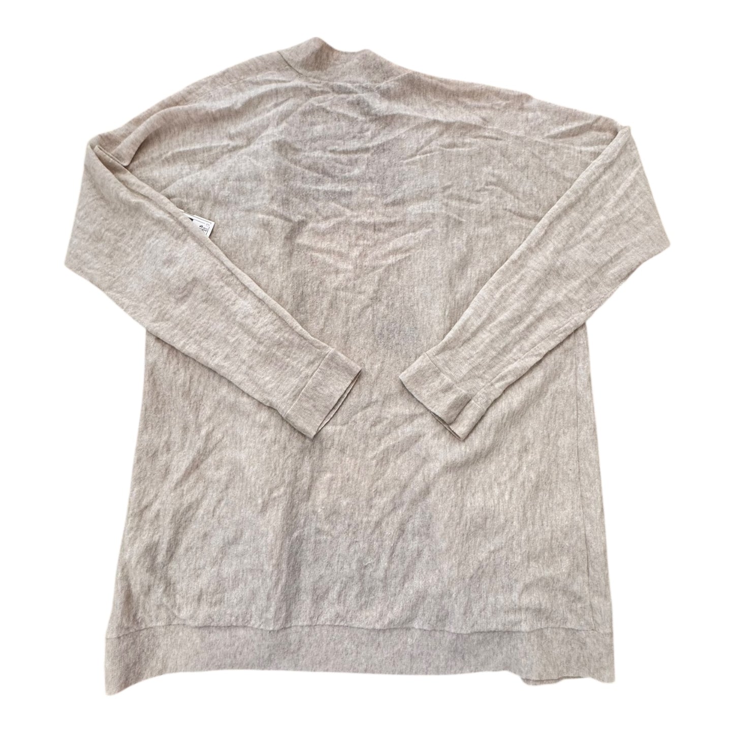 Sweater Cardigan Designer By Eileen Fisher In Tan, Size:Sp