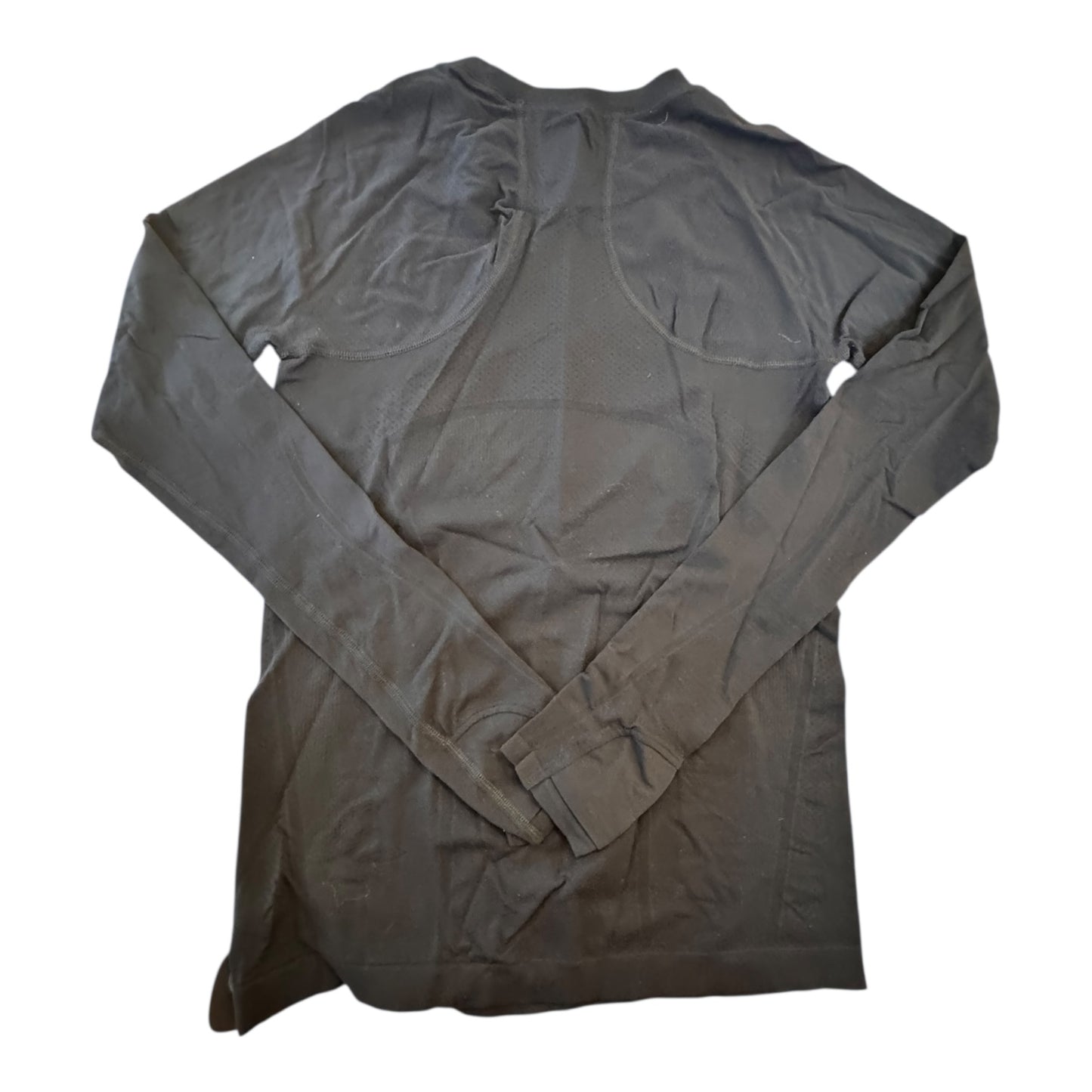 Athletic Top Ls Crewneck By Athleta In Black, Size:S