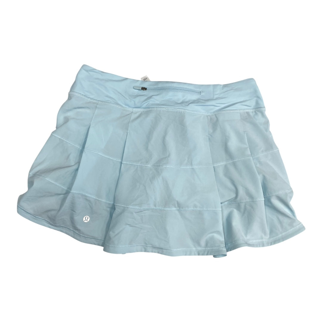 Athletic Skort By Lululemon In Blue, Size:8