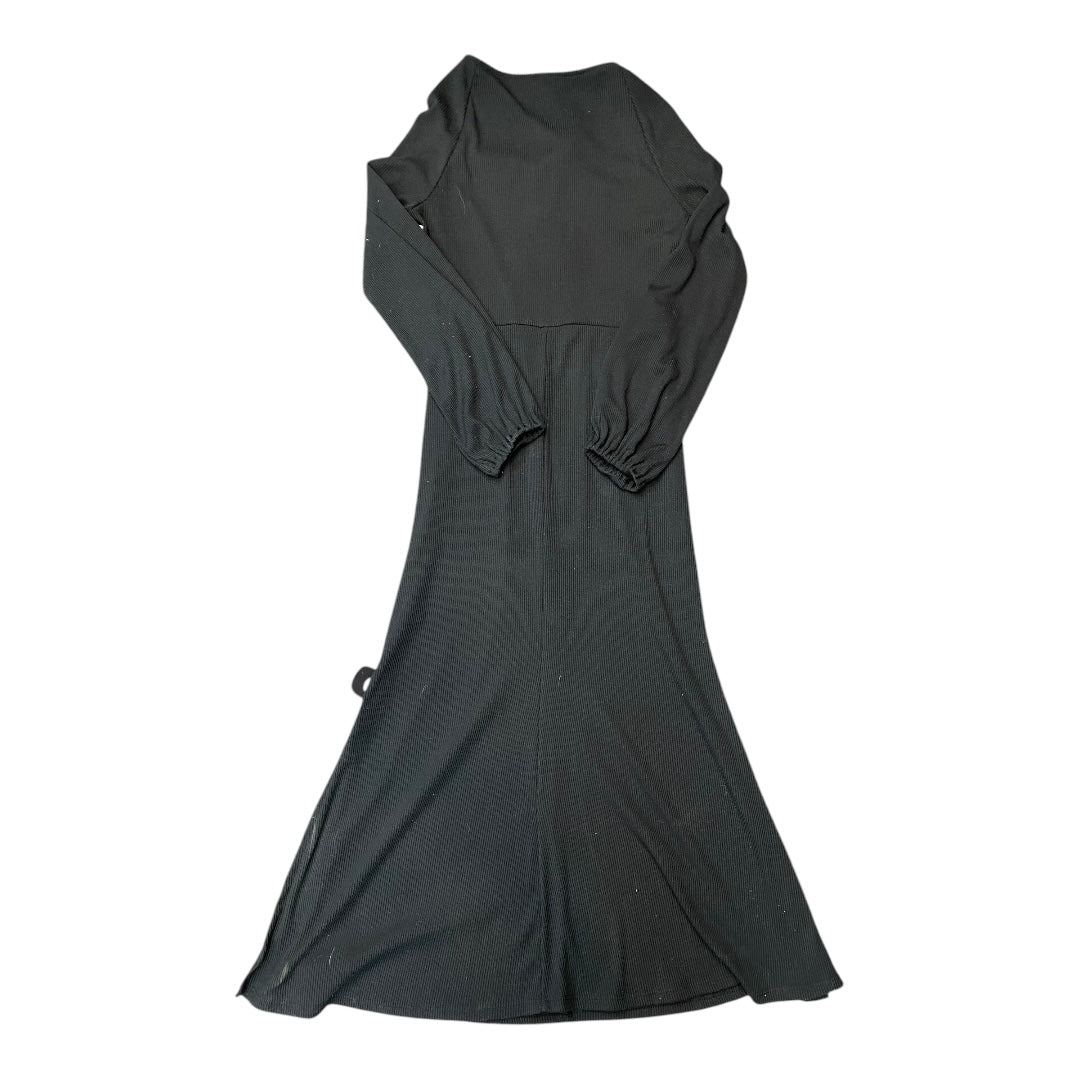 Dress Casual Maxi By Topshop In Black, Size:10