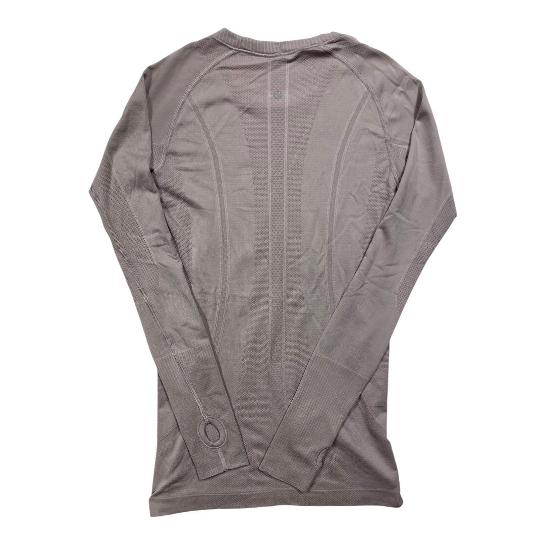 Athletic Top Ls Crewneck By Lululemon In Purple, Size:6