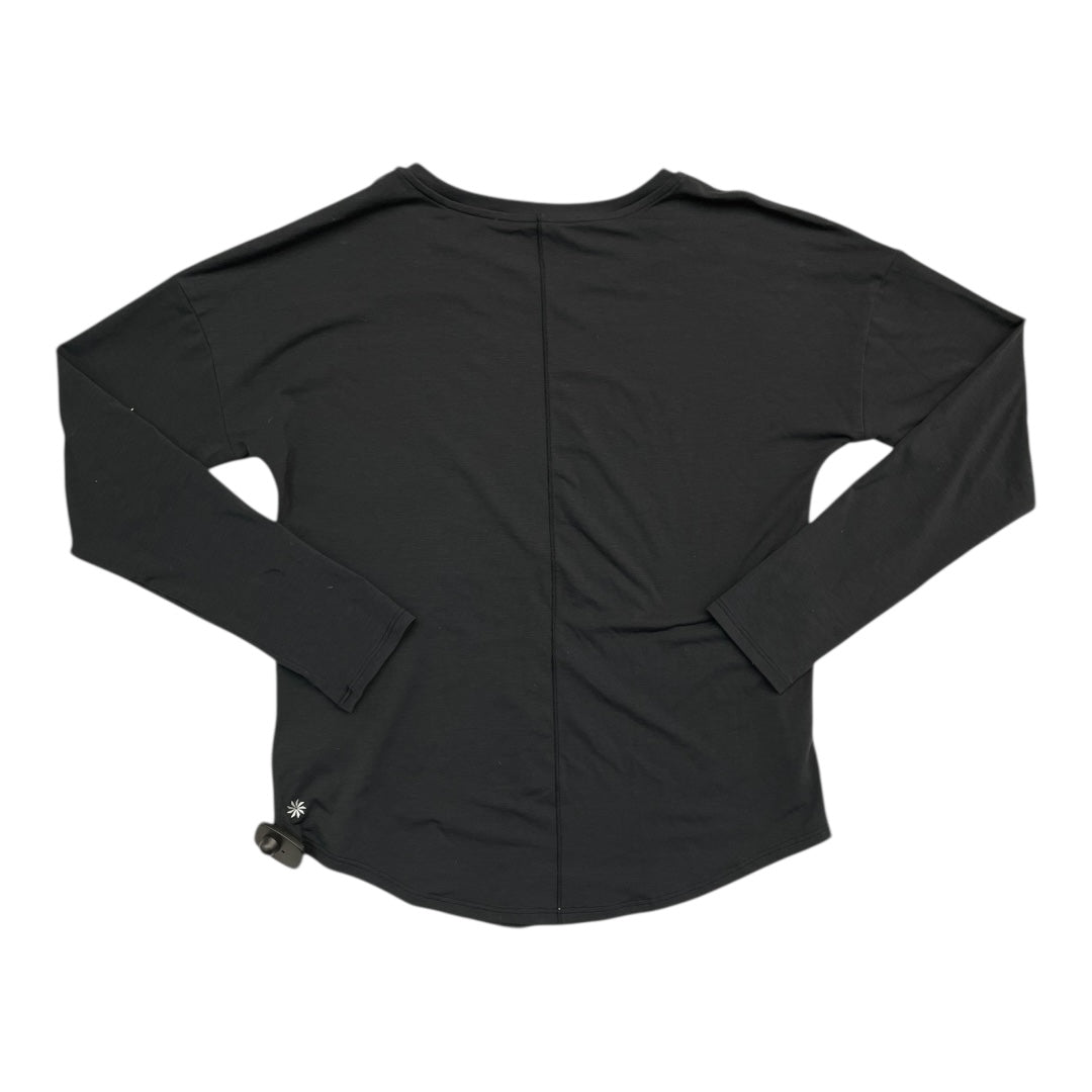 Athletic Top Ls Collar By Athleta In Grey, Size:Xs