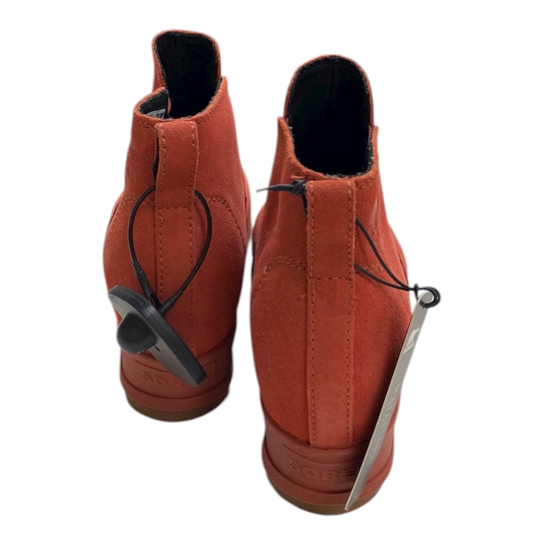 Boots Designer By Sorel In Red, Size:7.5