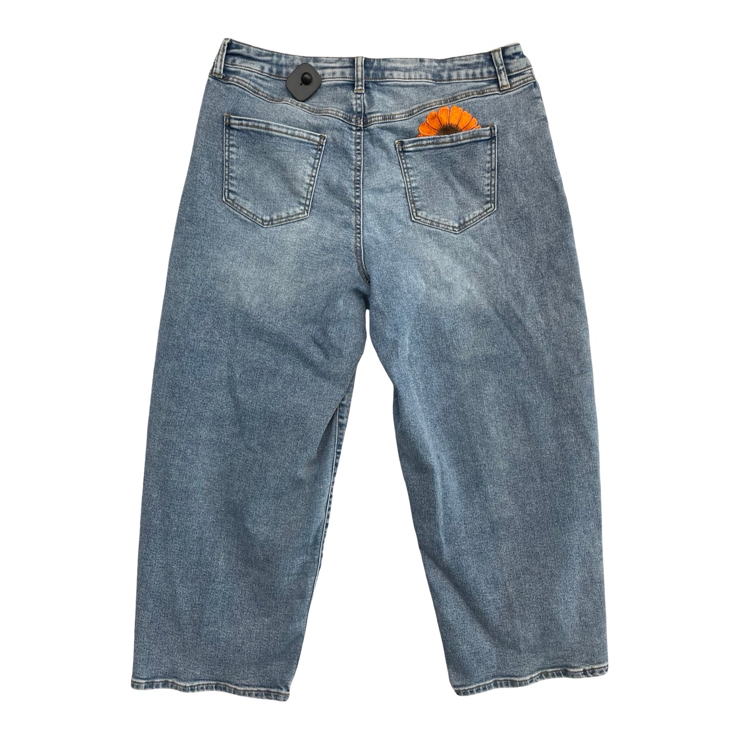 Jeans Boyfriend By Cmc In Blue Denim, Size:14